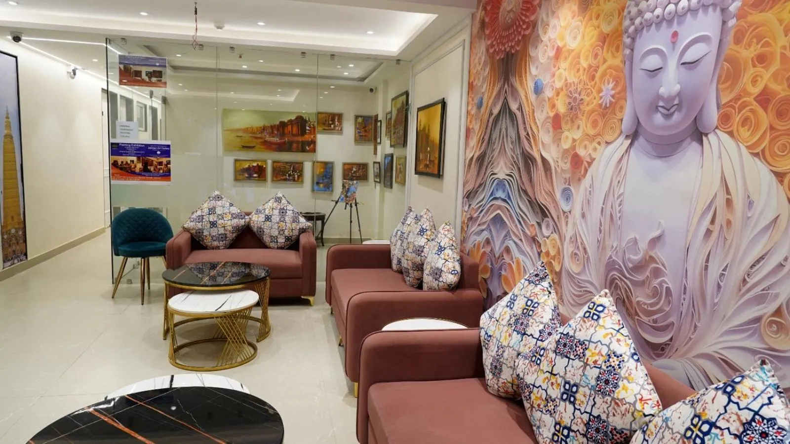 Seating area in Hotel Anant Inn