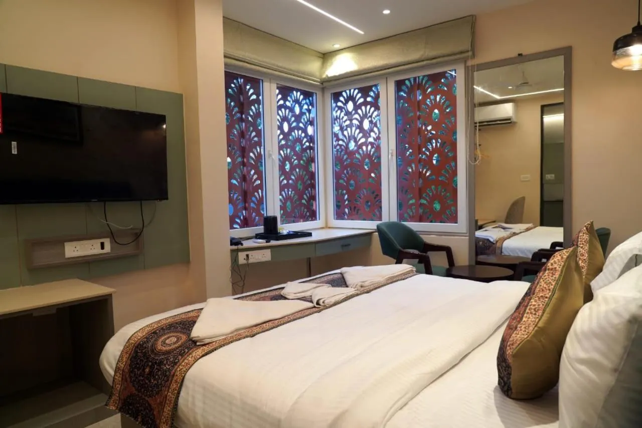 Bed in Hotel Anant Inn