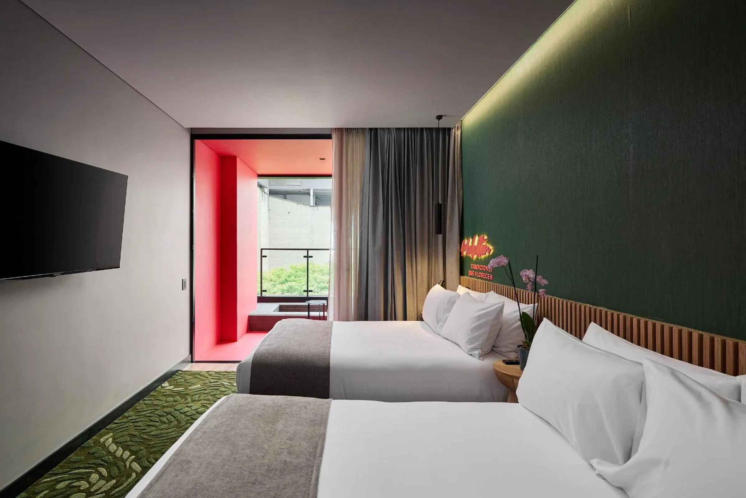 Bedroom, Bed in Calle Flora Hotel by Jalo