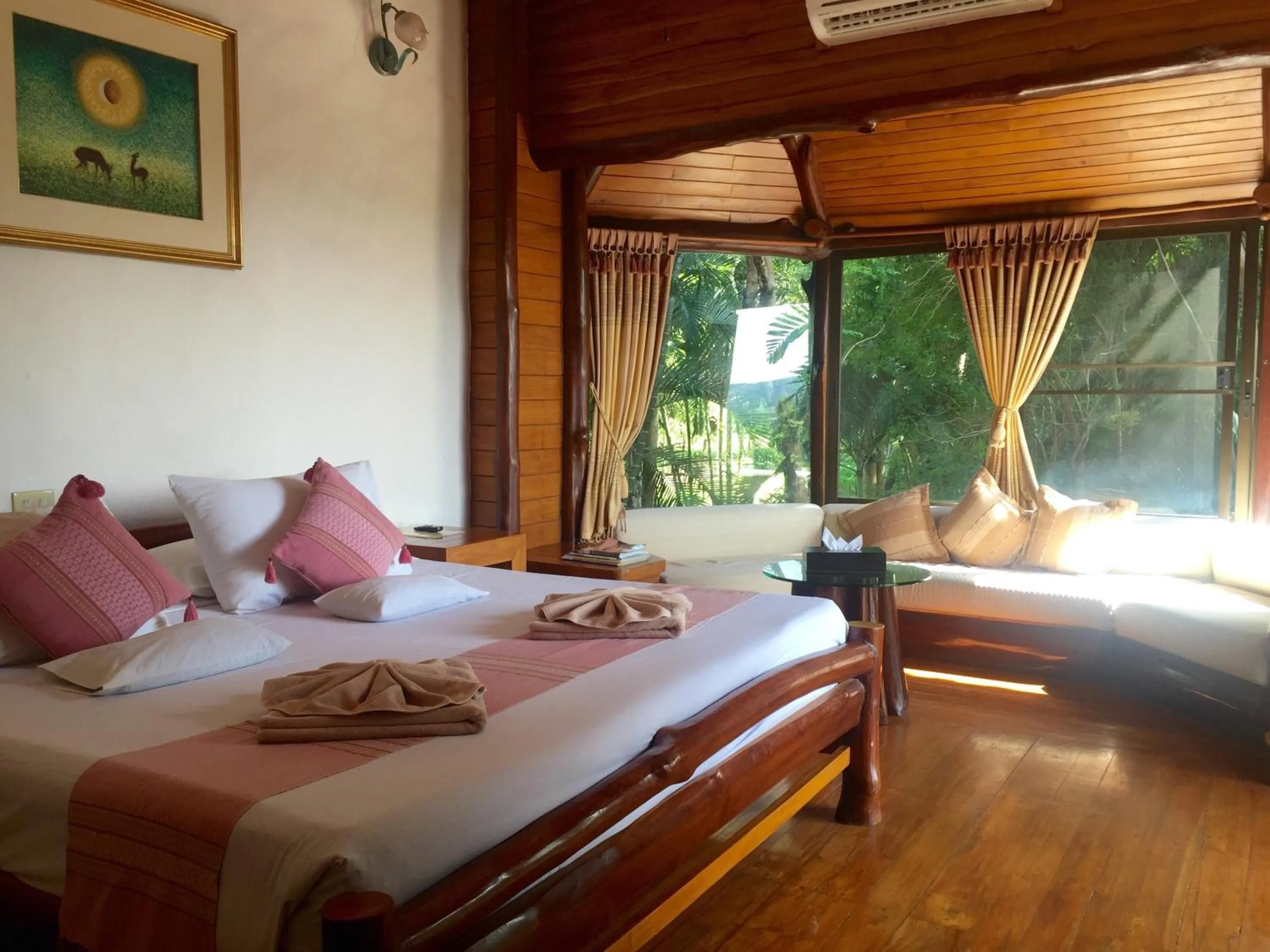 Bed in Phu Pha Nam Resort
