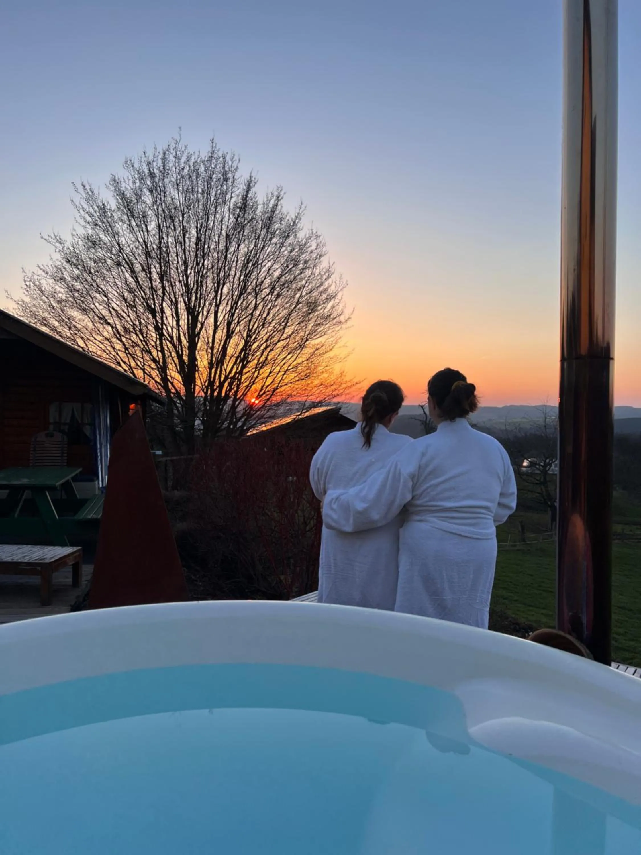 Sunset in Landhaus Weber