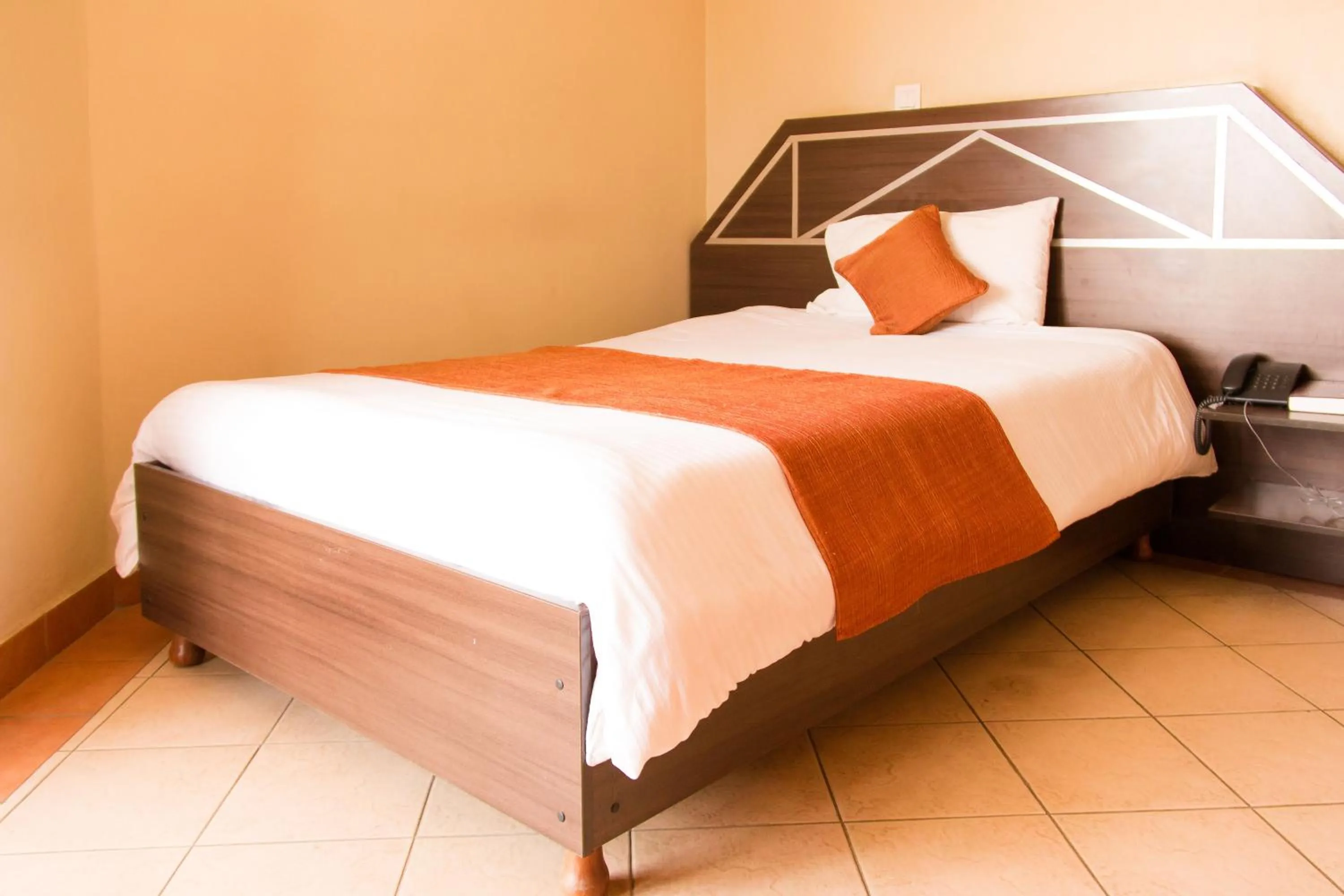 Bed in Nairobi Transit Hotel