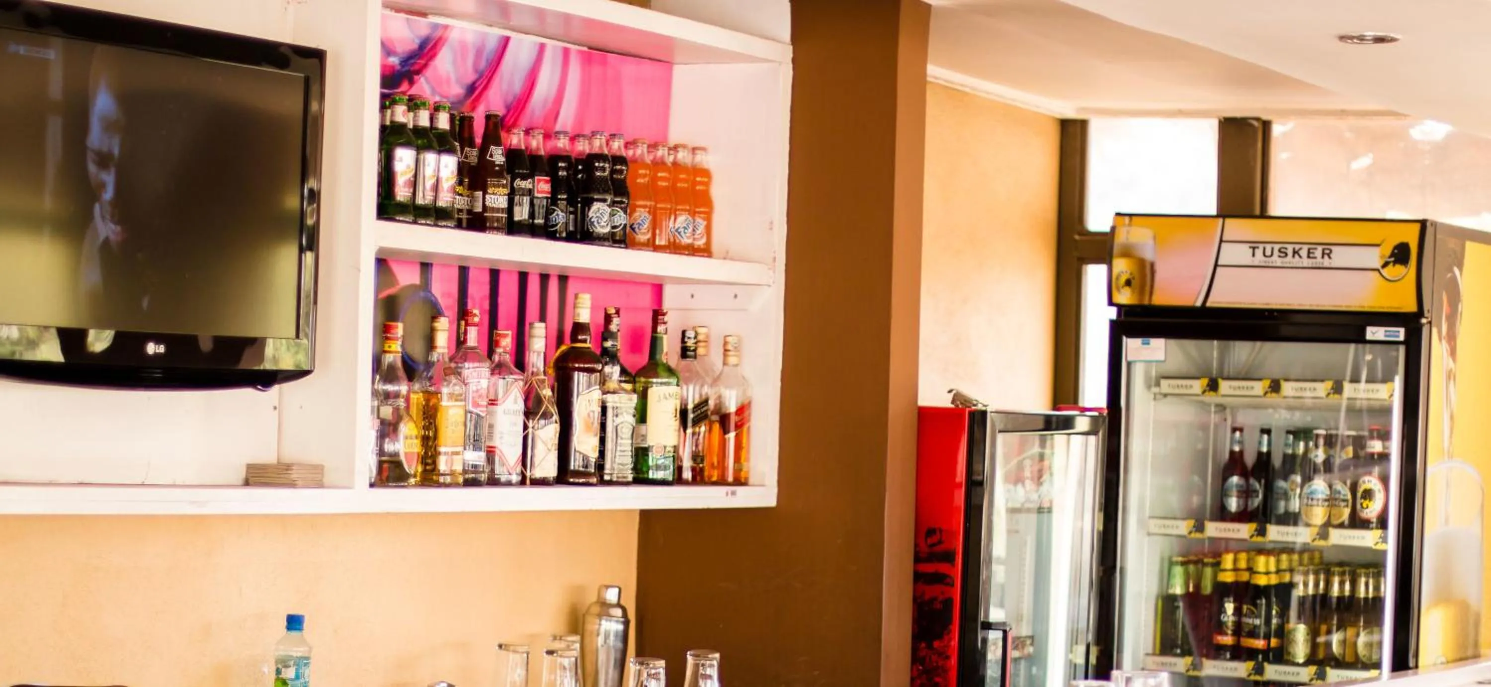 Alcoholic drinks in Nairobi Transit Hotel
