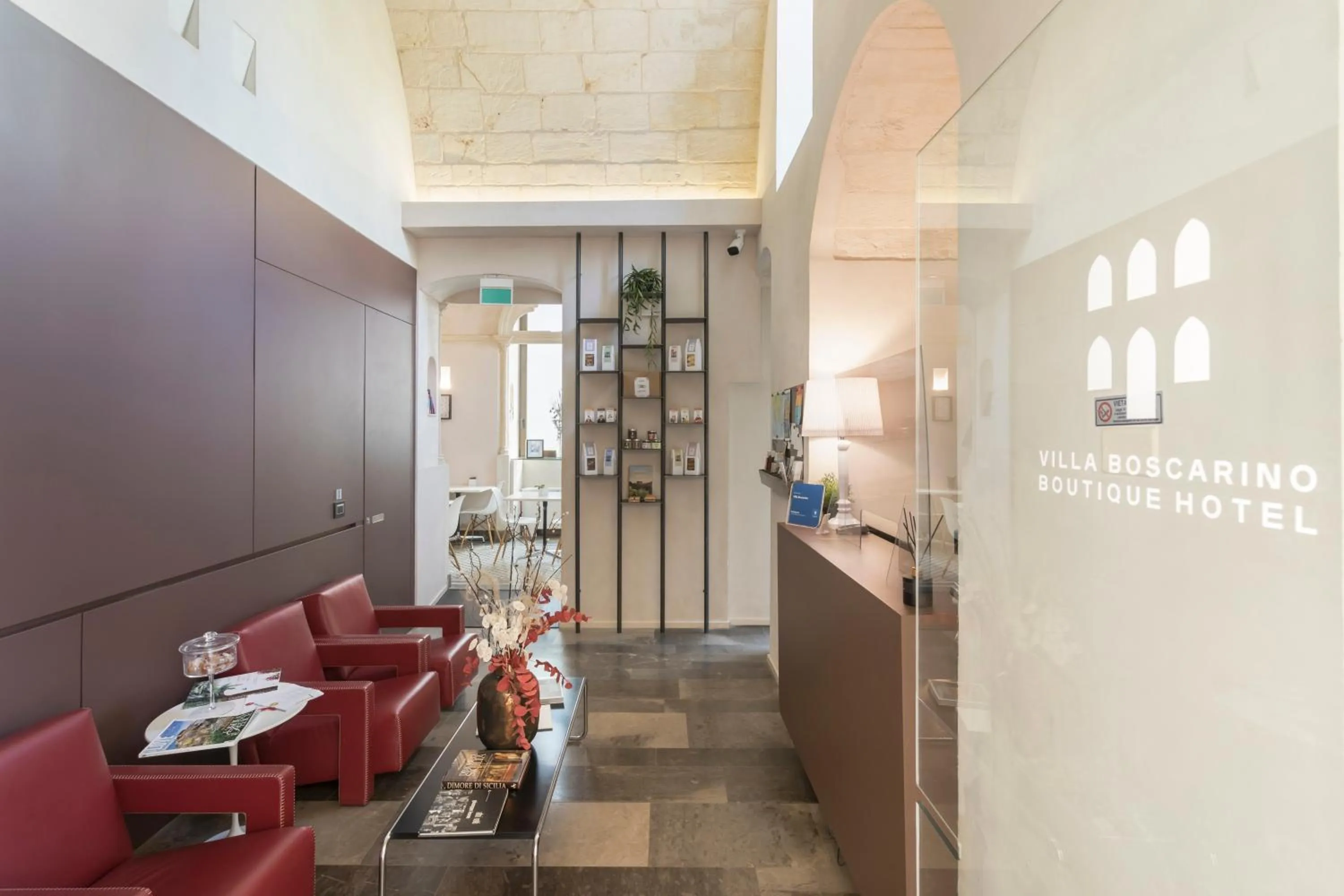 Lobby or reception in Villa Boscarino Boutique Hotel & Spa