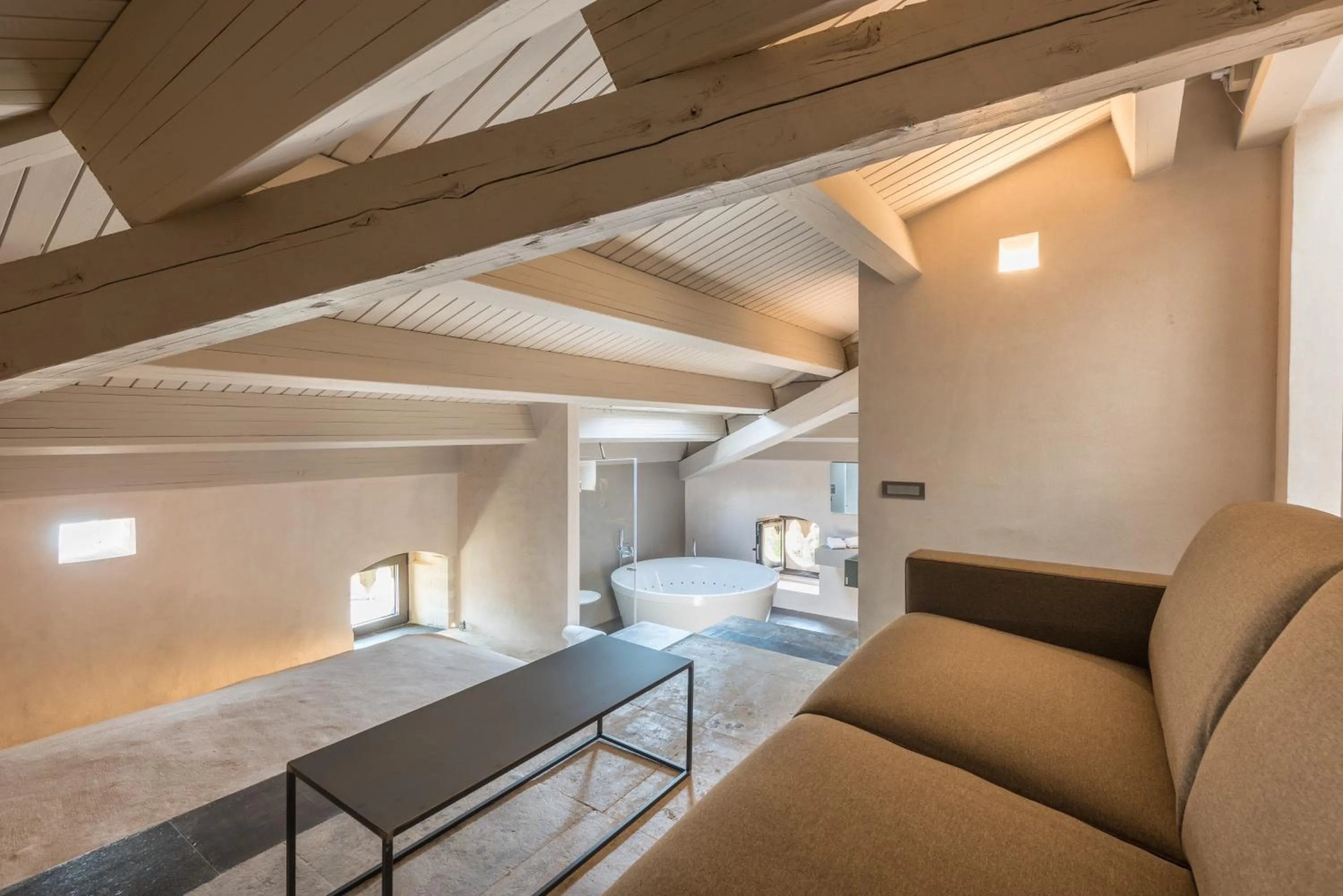 Living room, Bed in Villa Boscarino Boutique Hotel & Spa