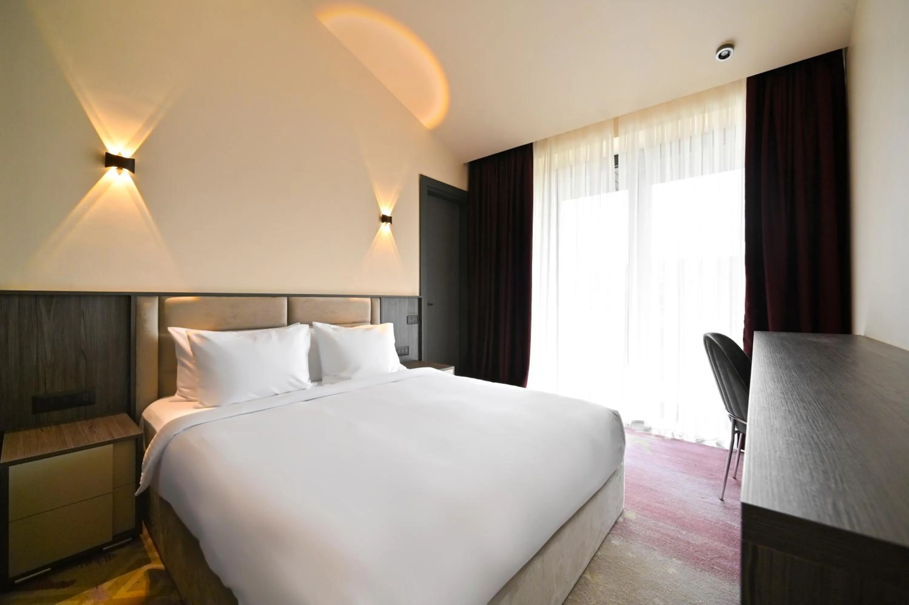 Bed in SIA Resort and SPA