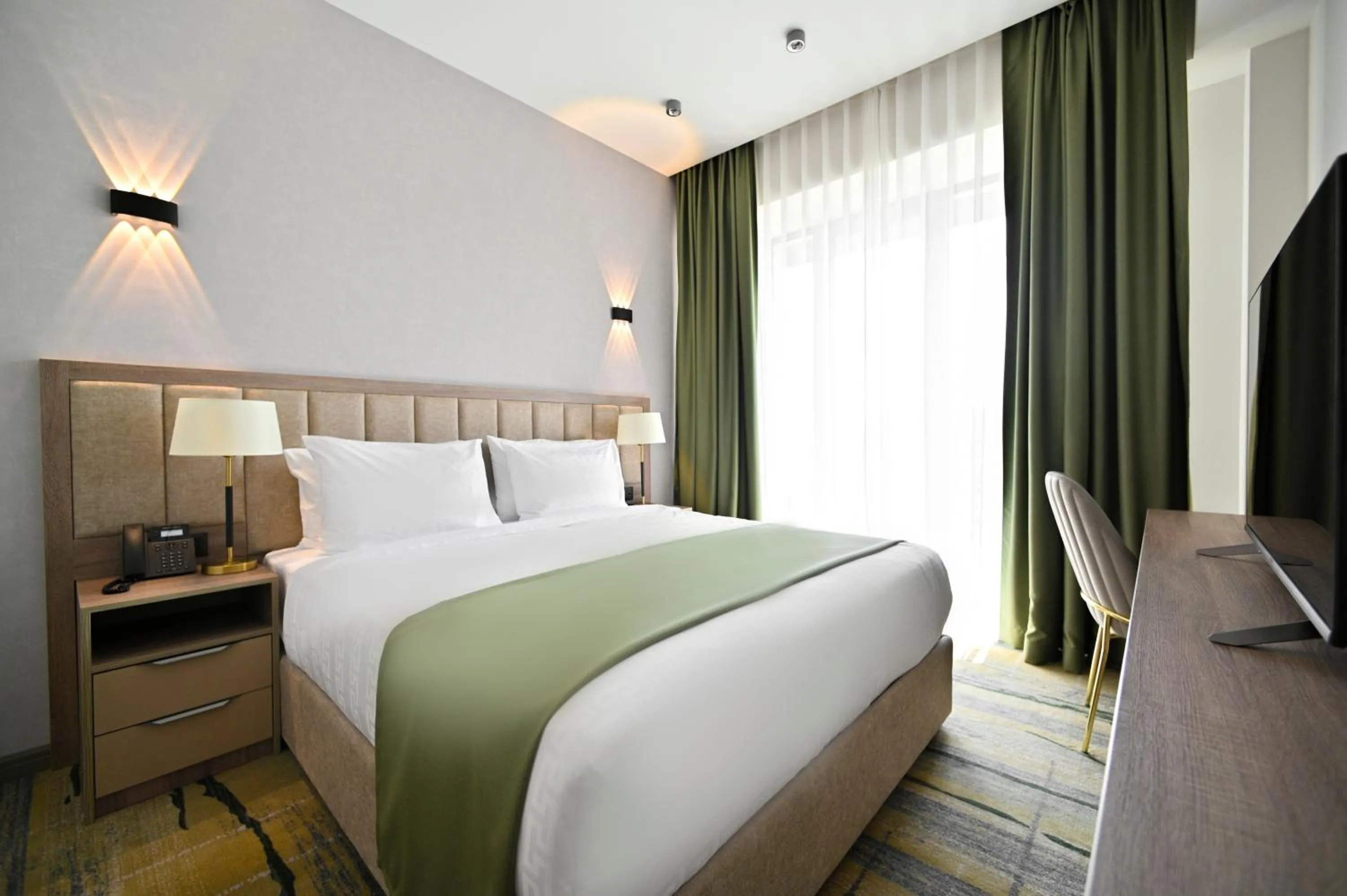 Bed in SIA Resort and SPA