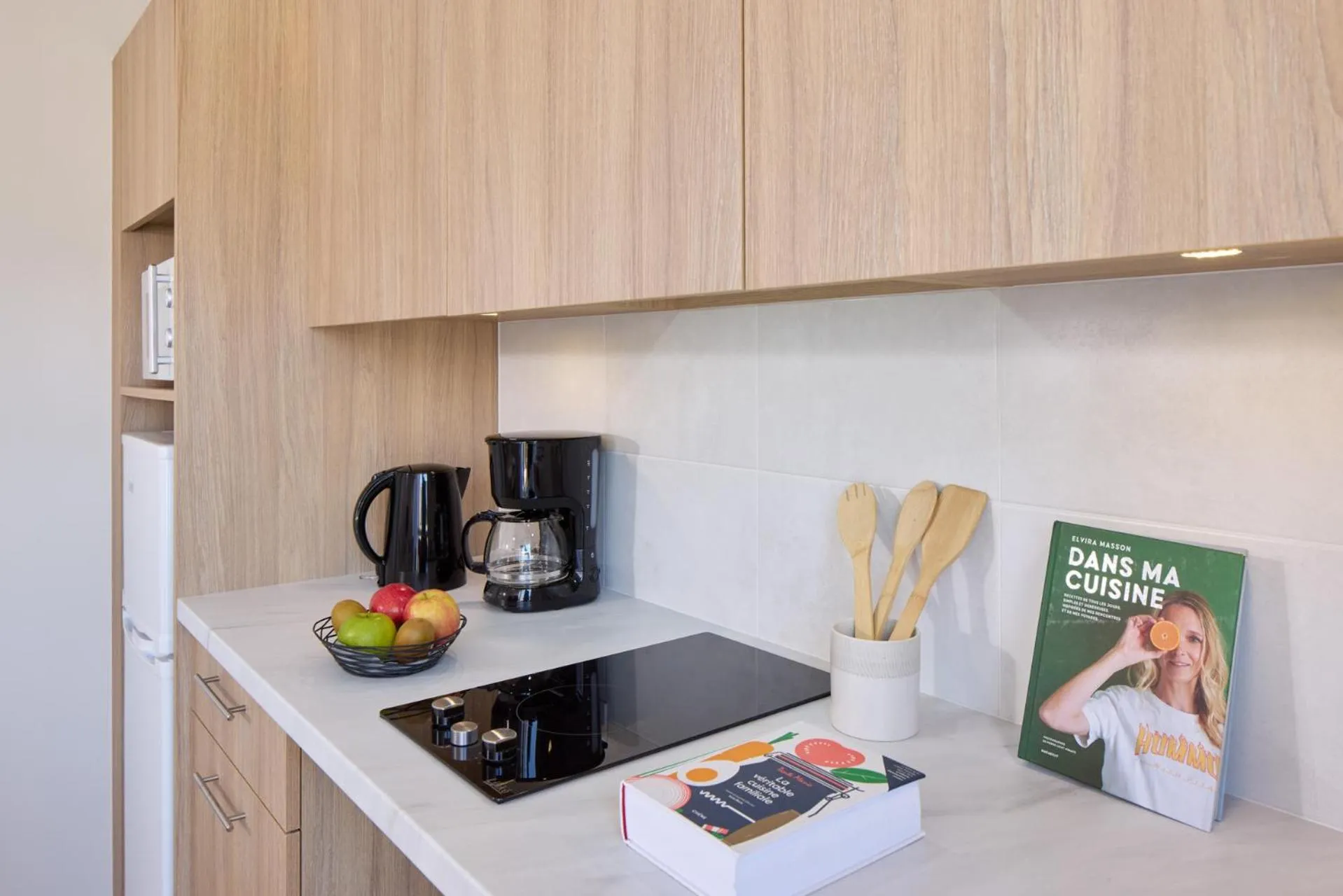 Kitchen or kitchenette in Quality Aparthotel Saumur