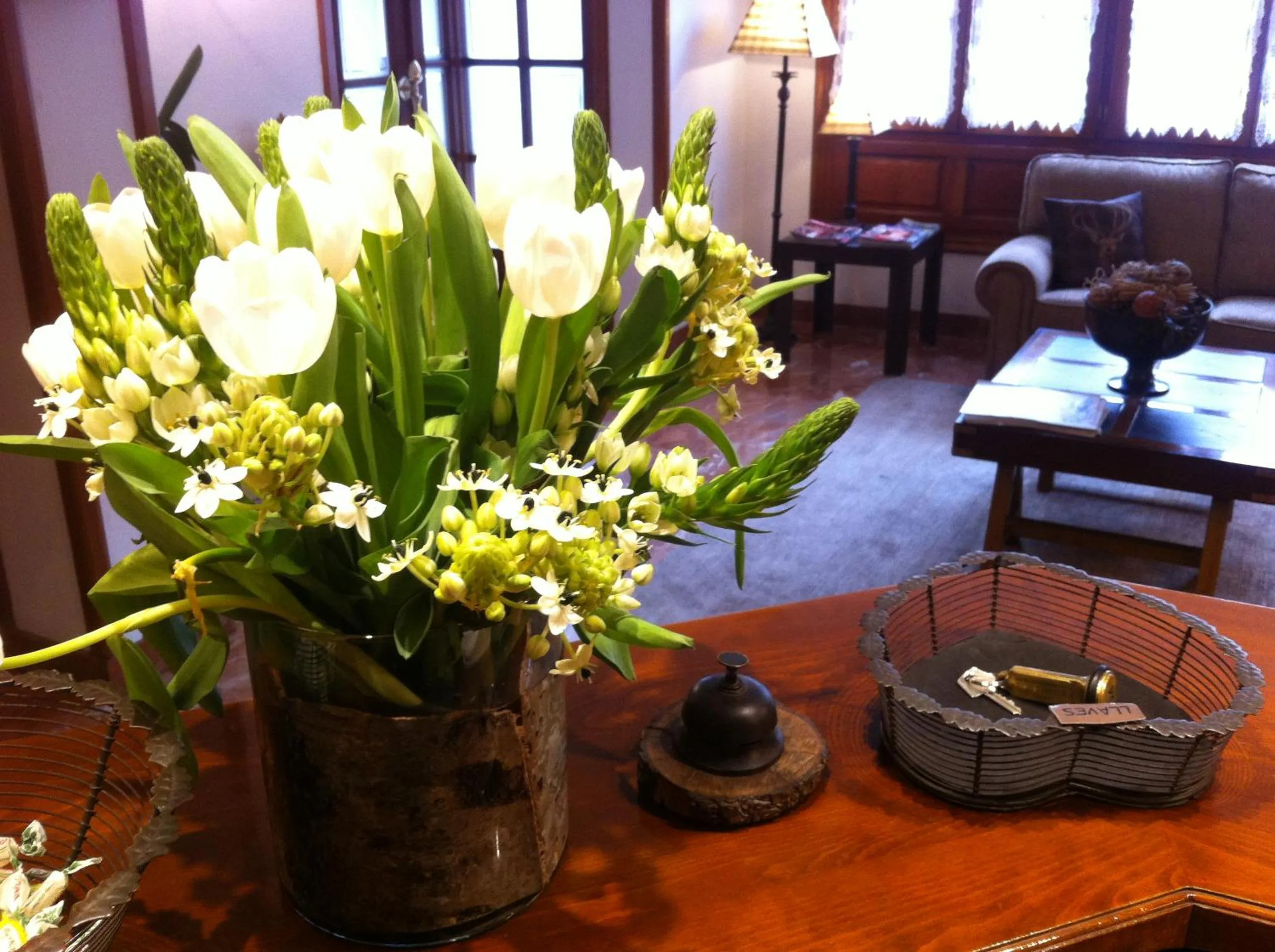Decorative detail in Hotel Fonfreda