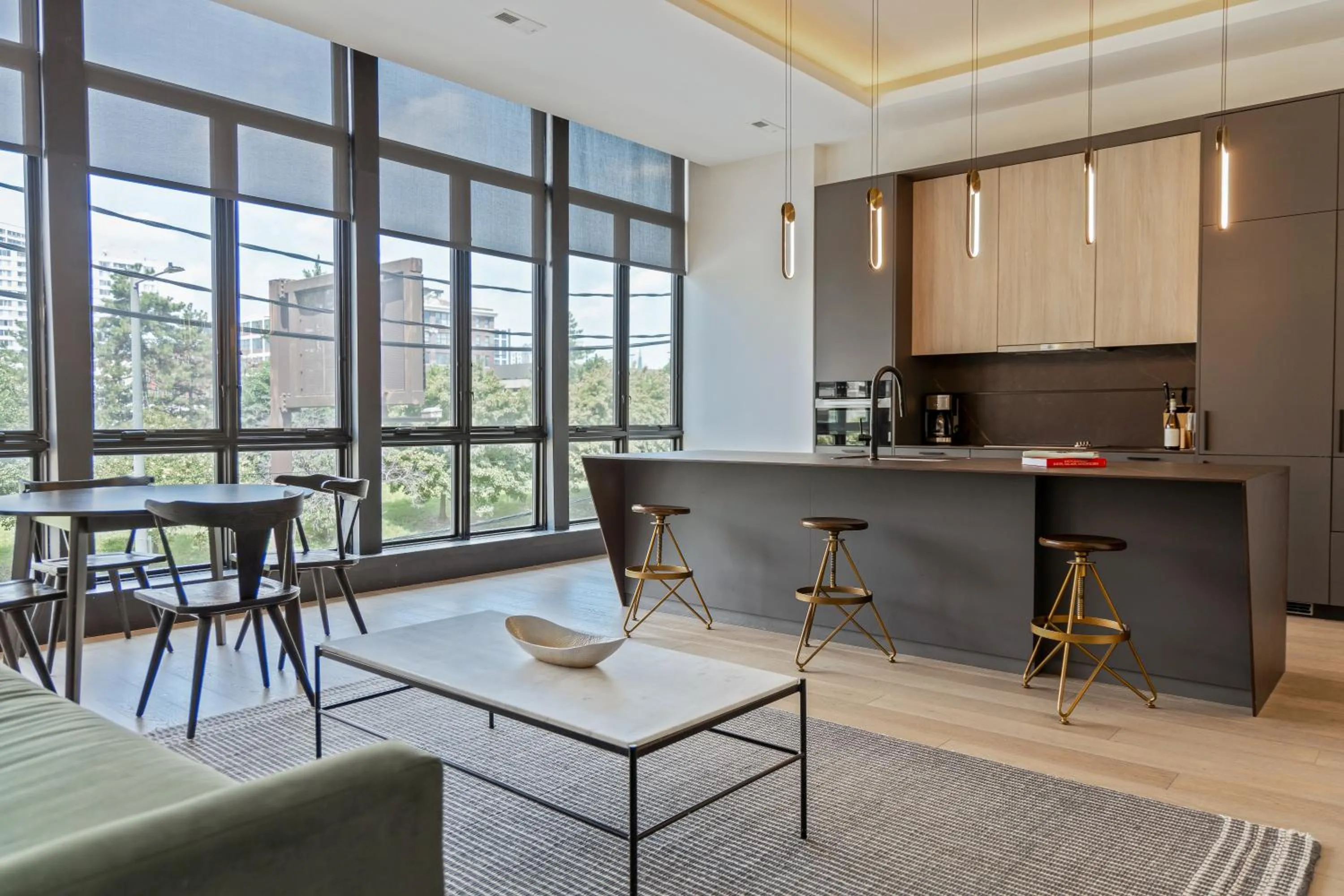 kitchen in Sosuite at The Onyx - Museum District