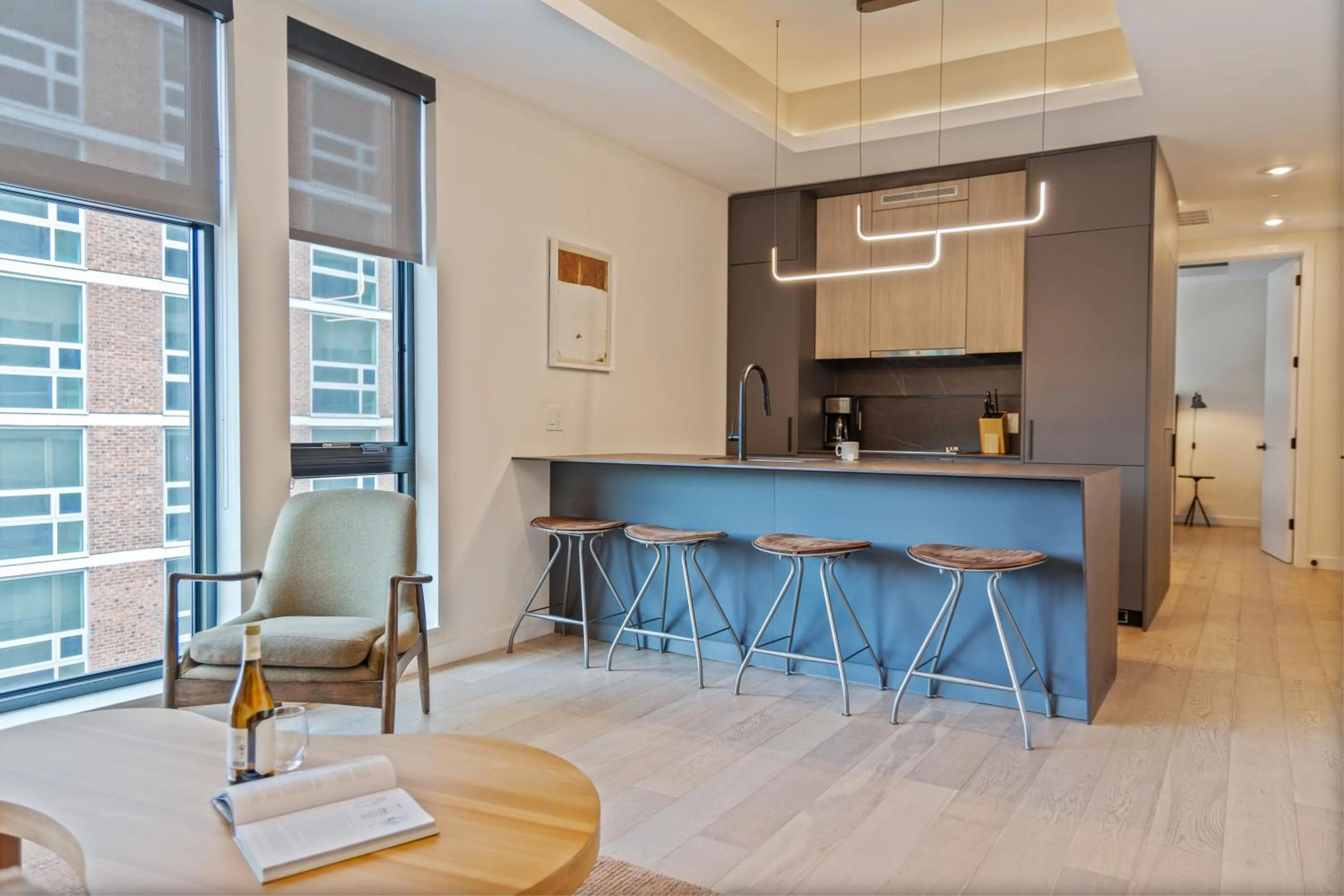 Kitchen or kitchenette in Sosuite at The Onyx - Museum District