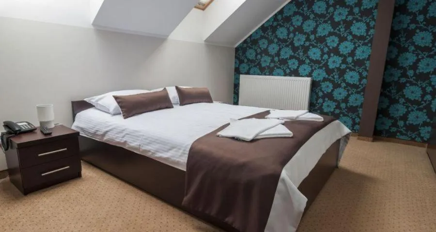 Bed in Hotel Klaudia