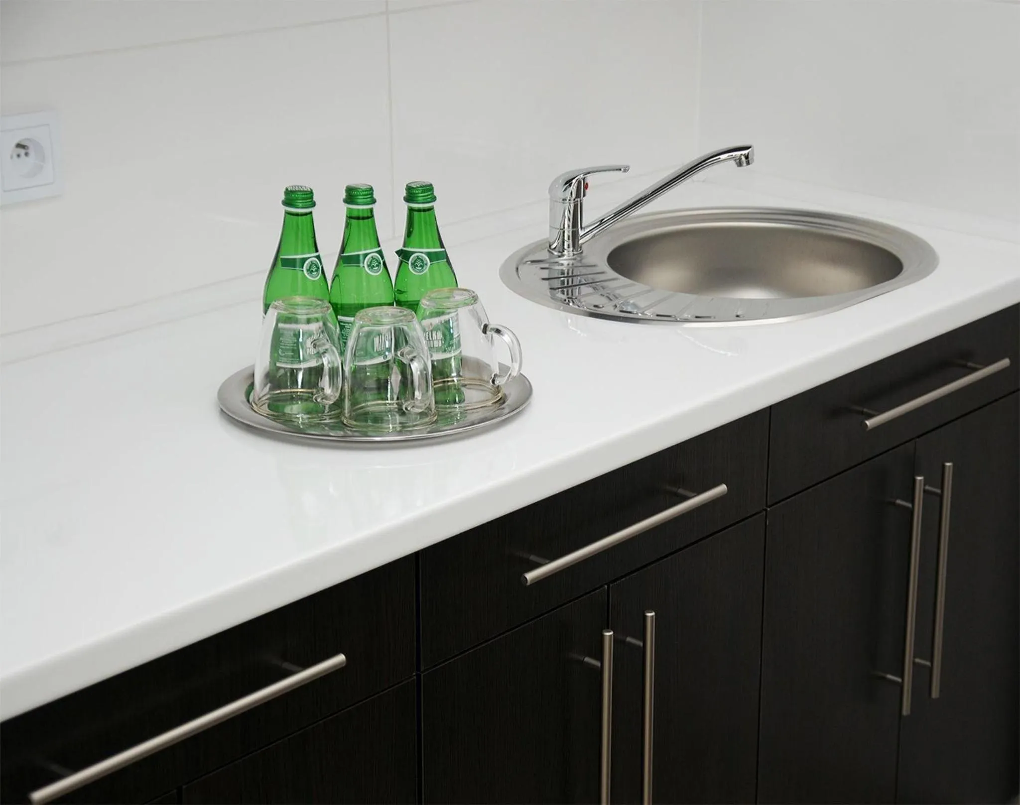 Kitchen or kitchenette in Hotel Klaudia