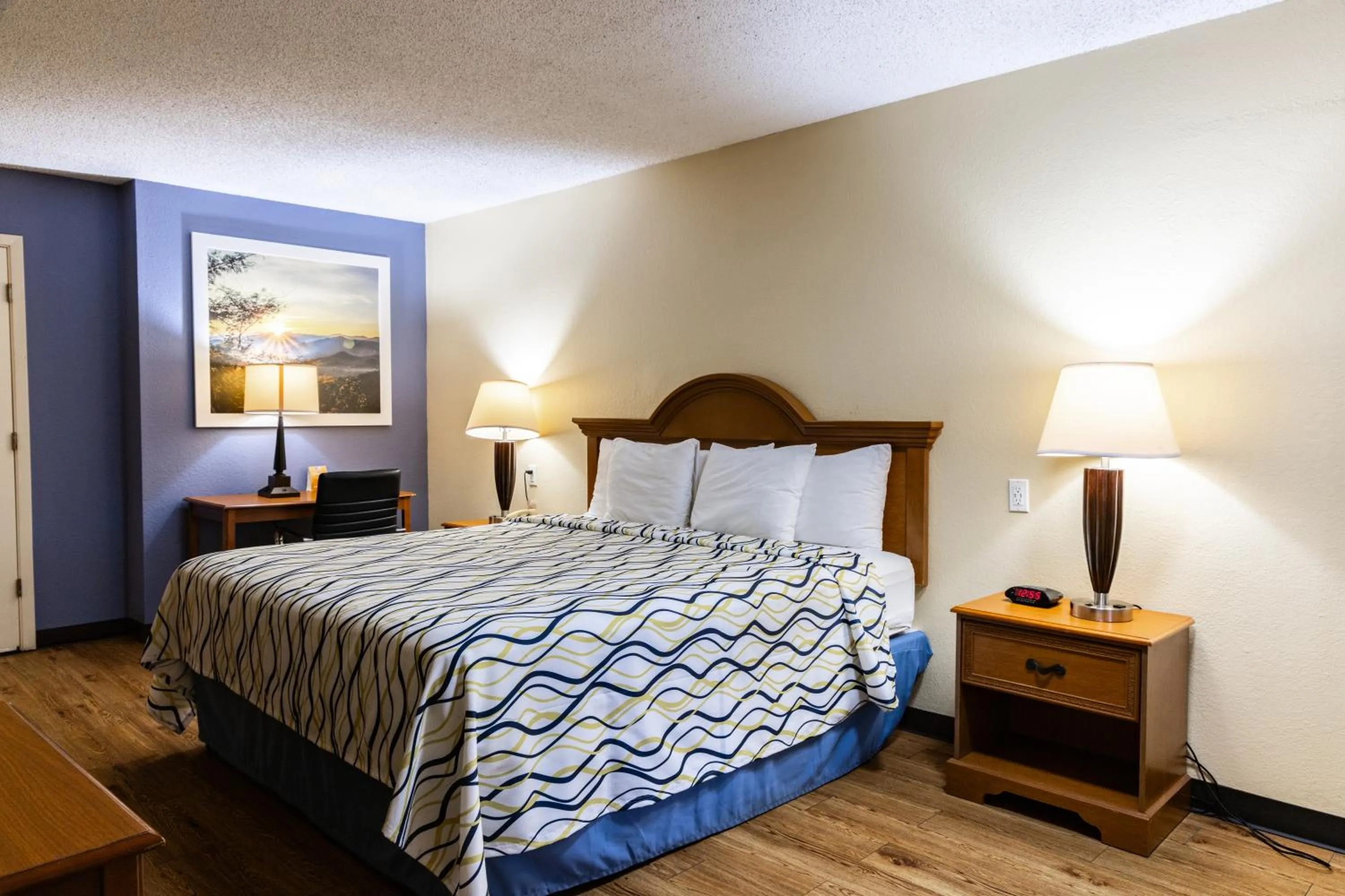 Bed in Boerne Inn and Suites