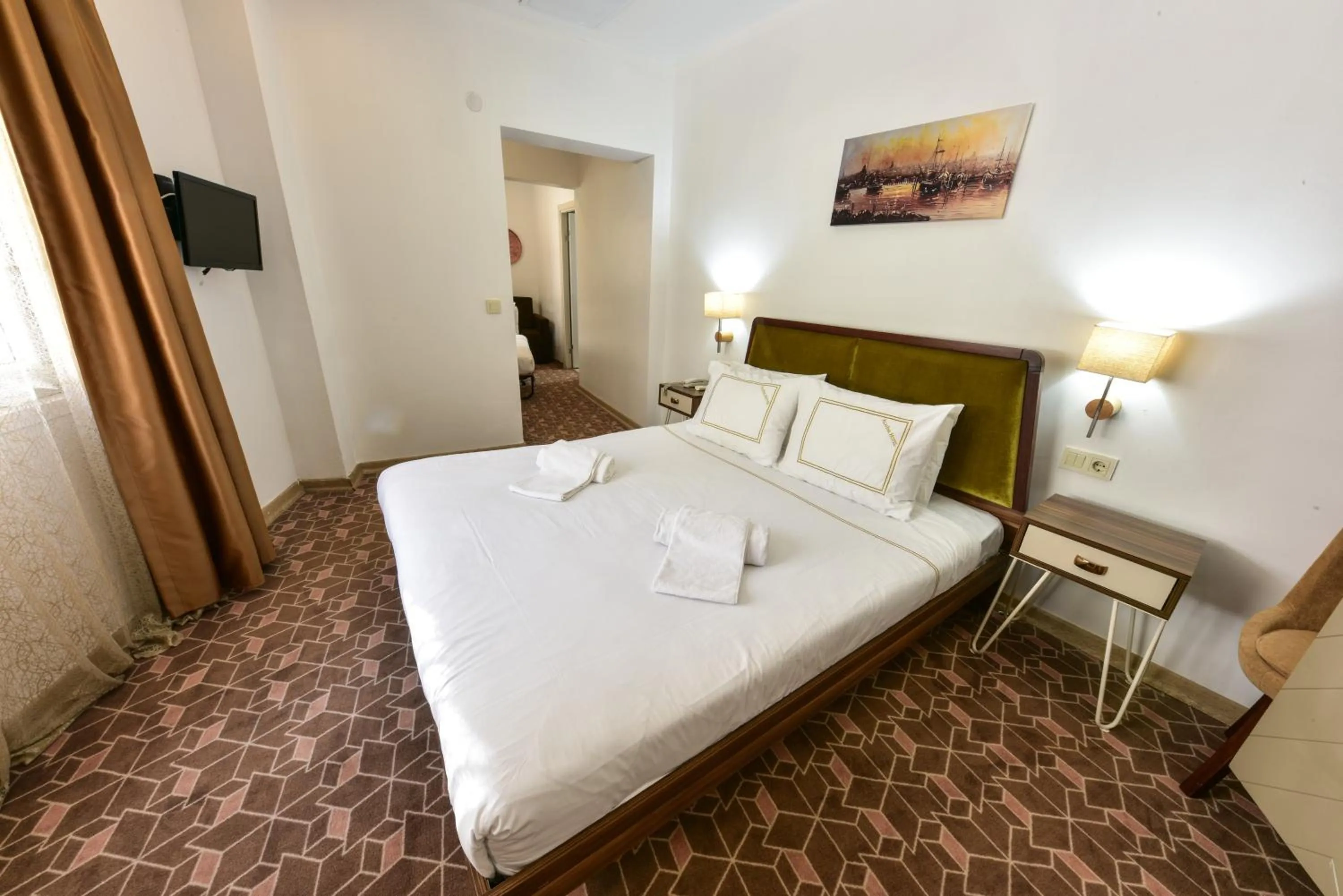 Bed in Almina Guest House