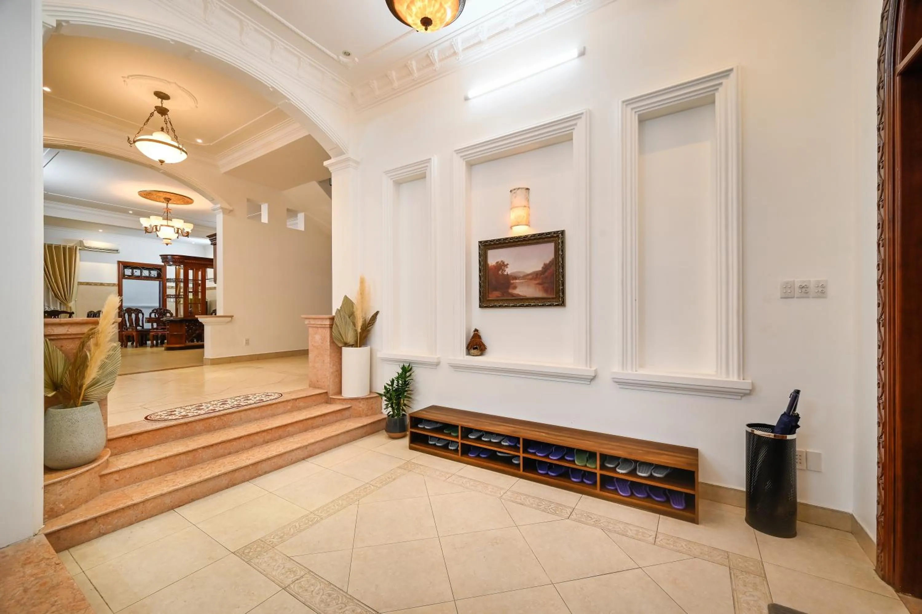 Living room in Amory Villa Thao Dien