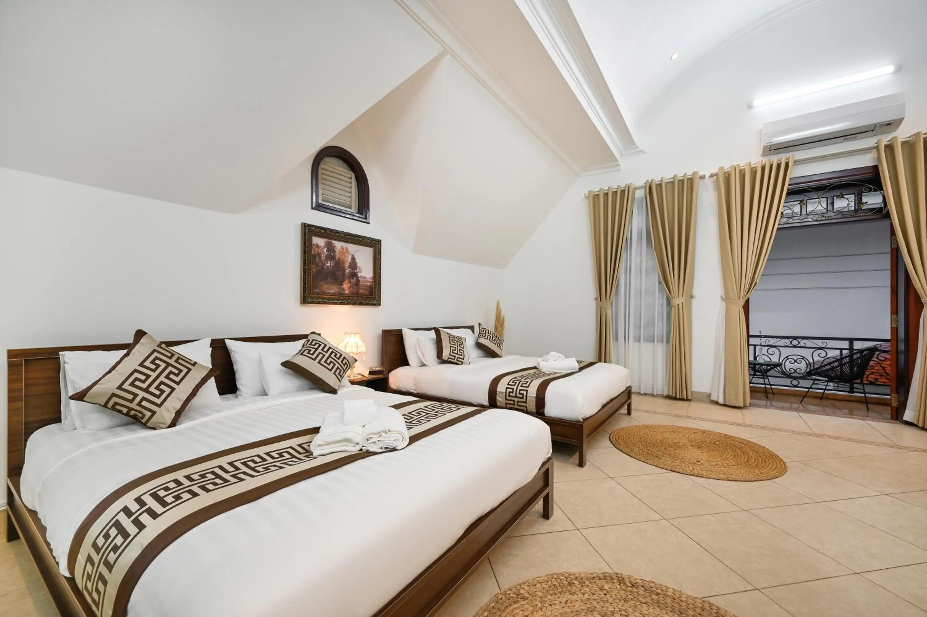 Bed in Amory Villa Thao Dien