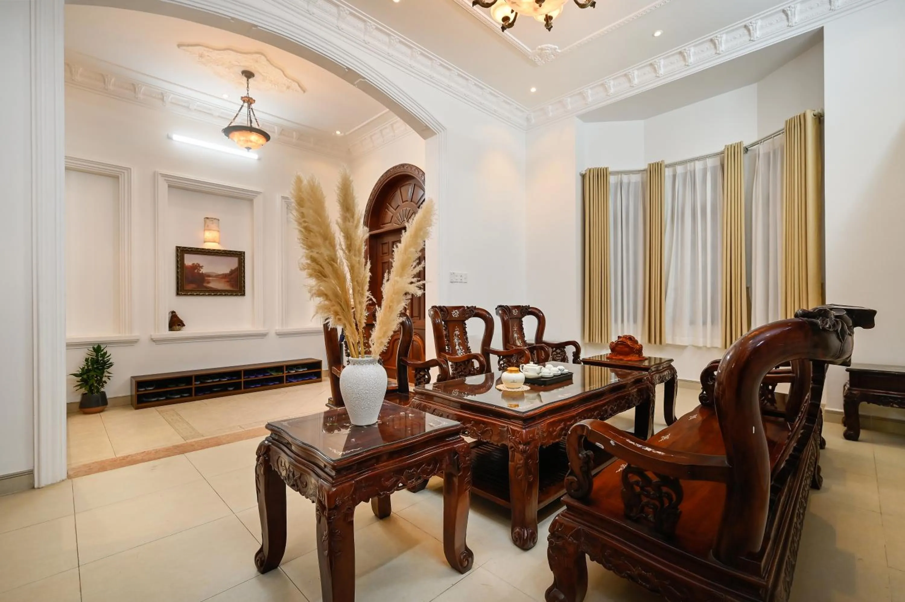 Living room in Amory Villa Thao Dien