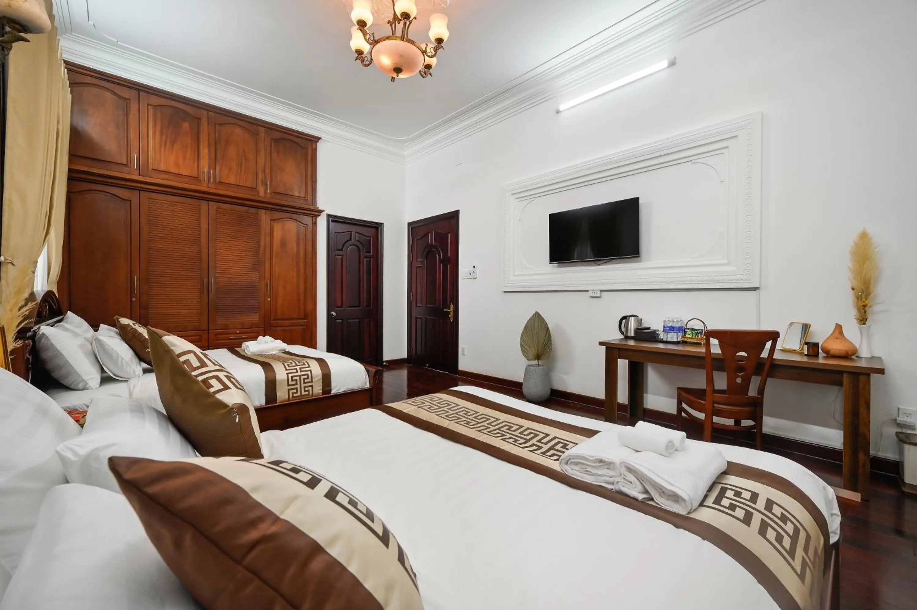 Bed in Amory Villa Thao Dien