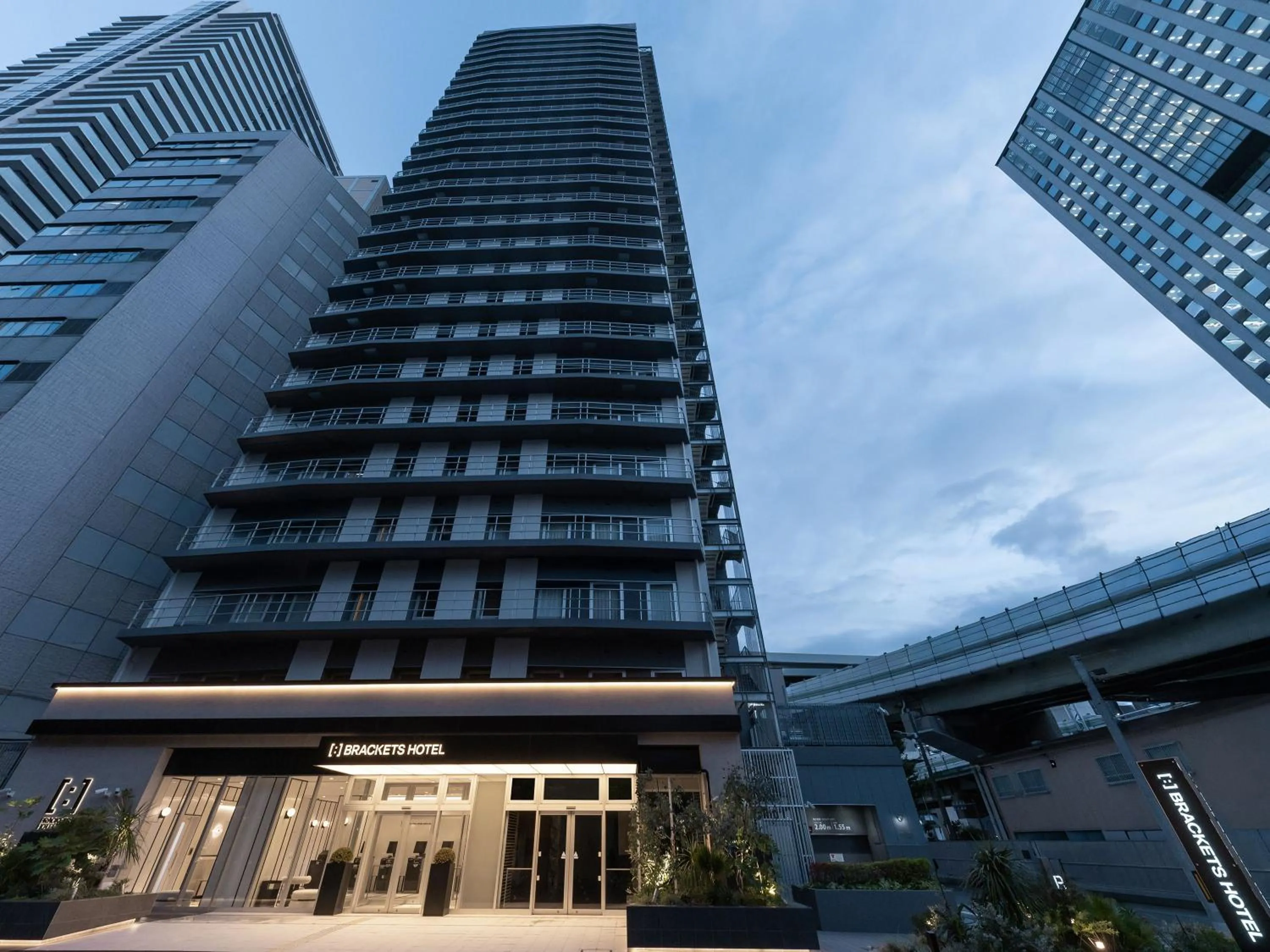 Property building in Brackets Hotel Osaka Hommachi