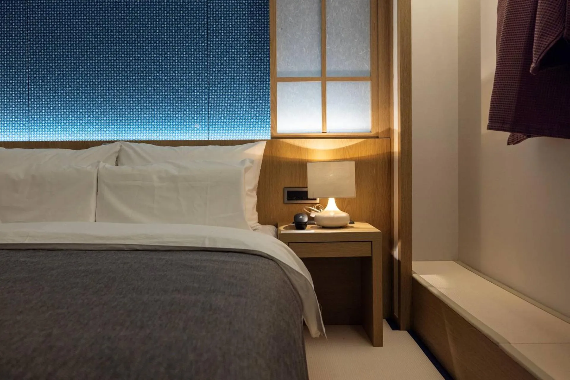 Bedroom, Bed in Anook Ryokan Hotel Ansan station