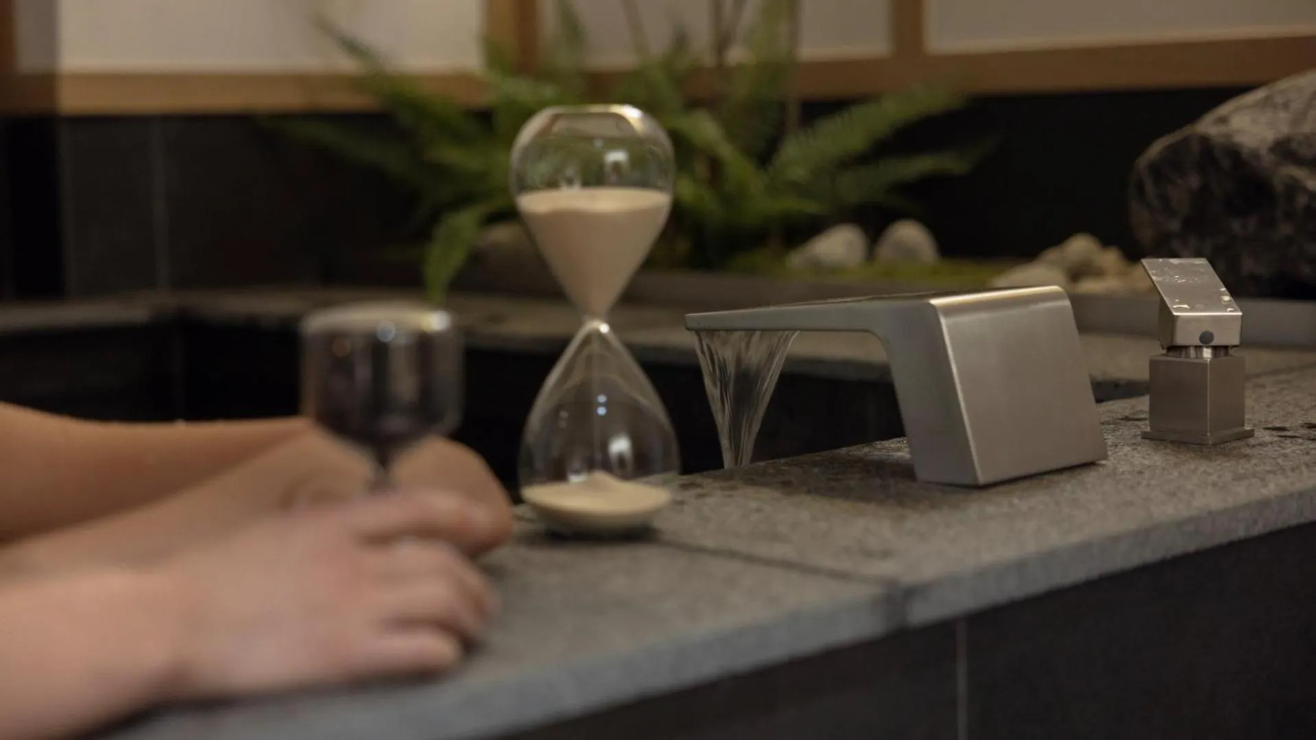 Hot Tub in Anook Ryokan Hotel Ansan station