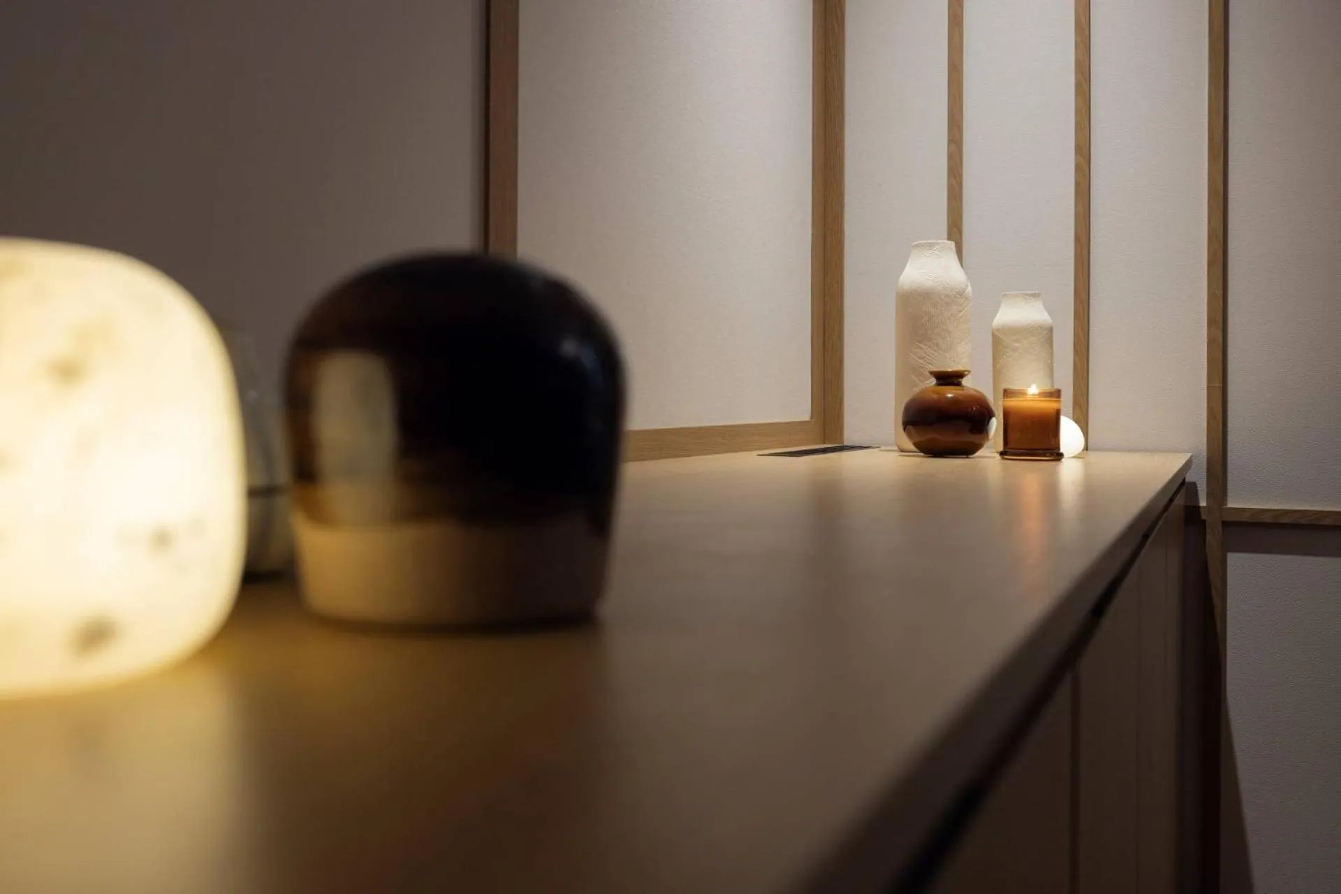 Decorative detail in Anook Ryokan Hotel Ansan station