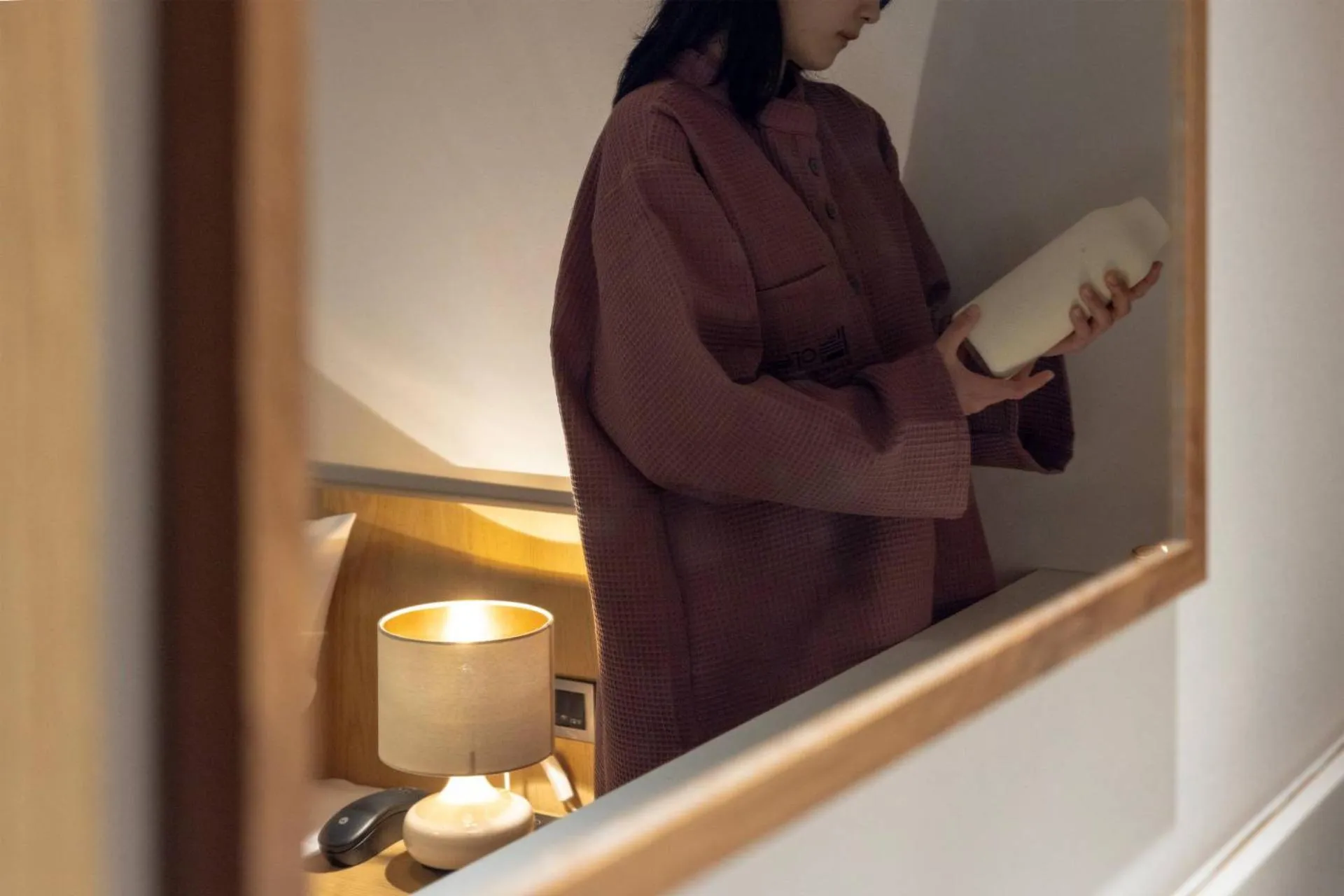 Decorative detail in Anook Ryokan Hotel Ansan station