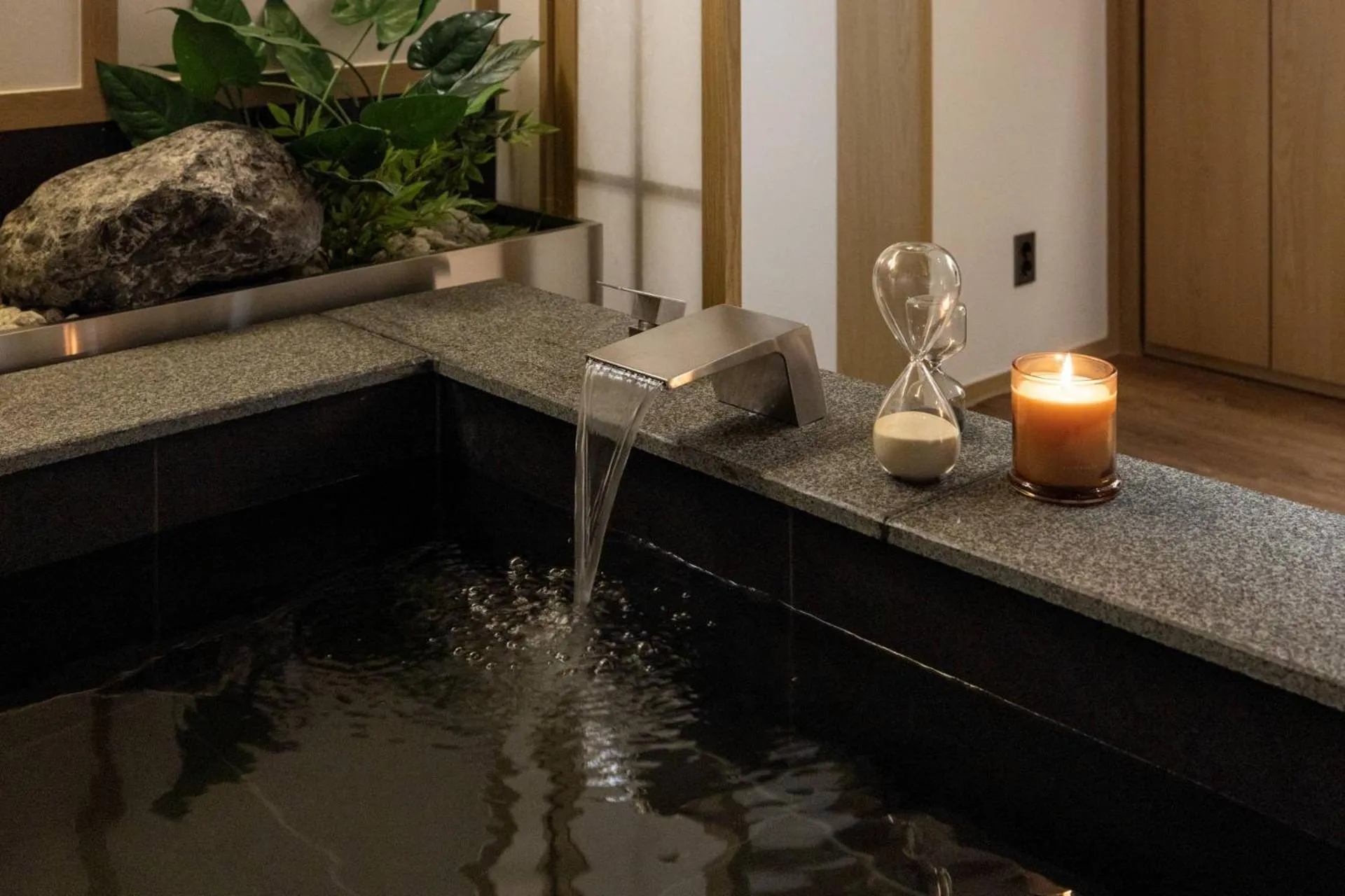 Hot Tub in Anook Ryokan Hotel Ansan station