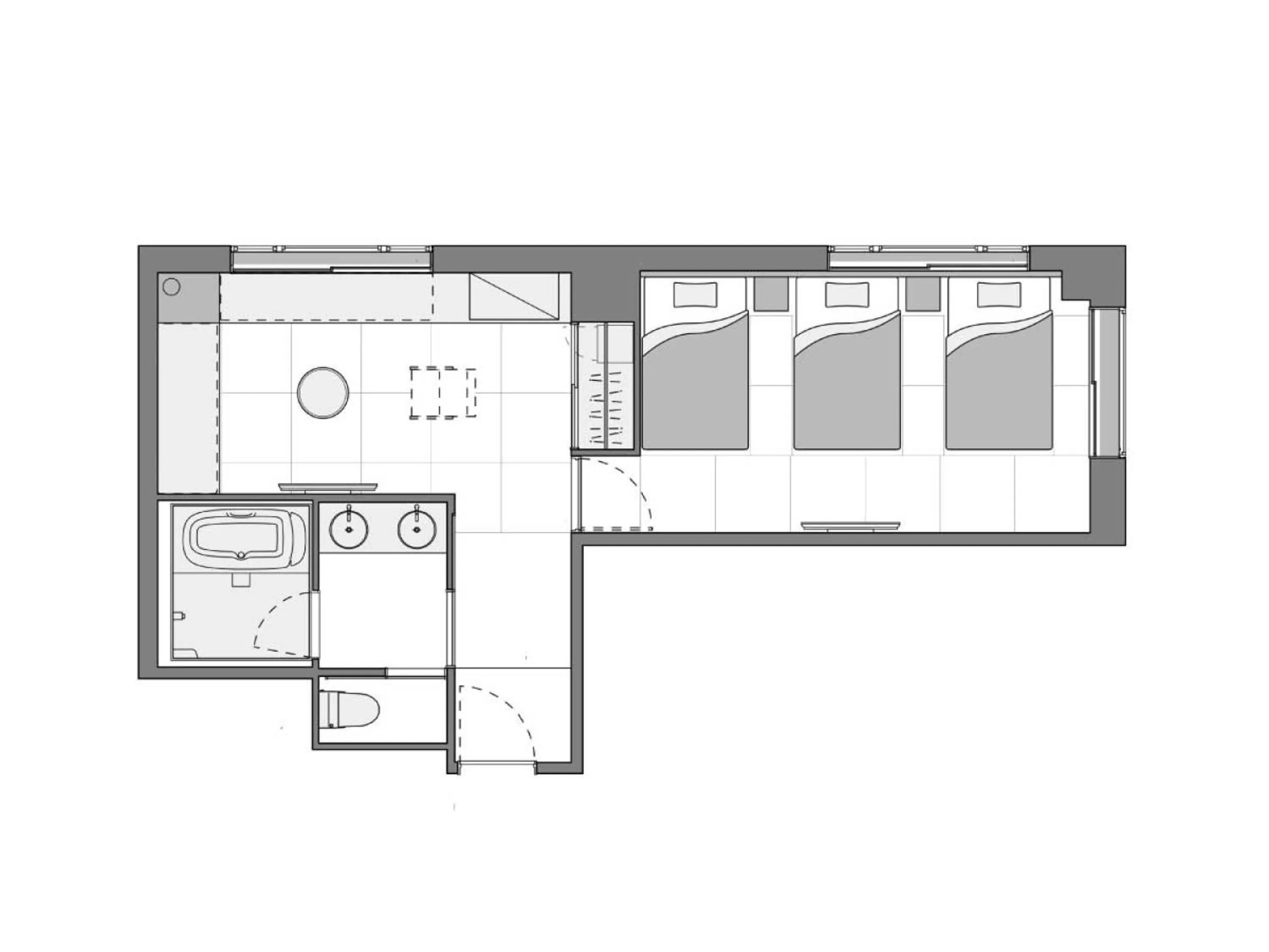 Photo of the whole room in yugen kyoto shijo