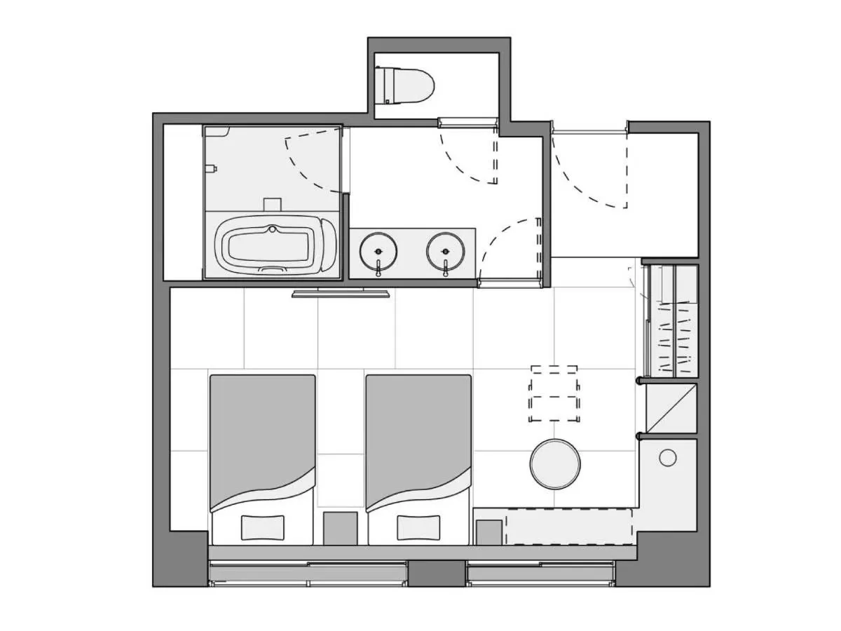 Floor plan in yugen kyoto shijo