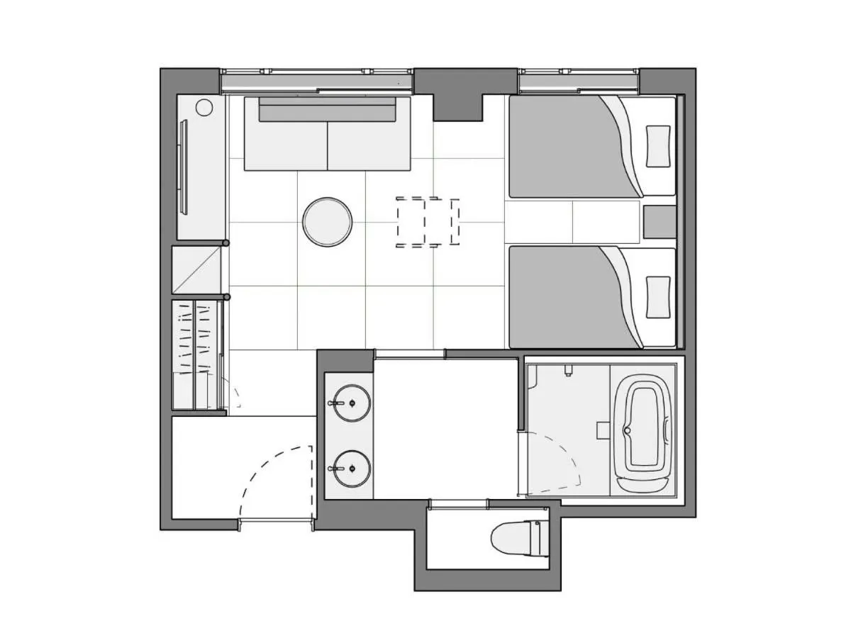 Floor plan in yugen kyoto shijo