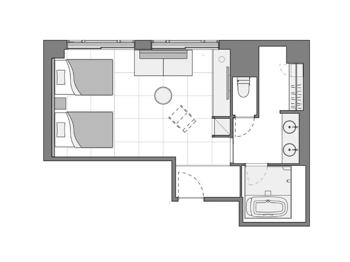 Floor plan in yugen kyoto shijo