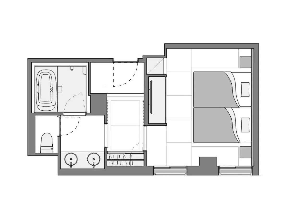 Floor plan in yugen kyoto shijo
