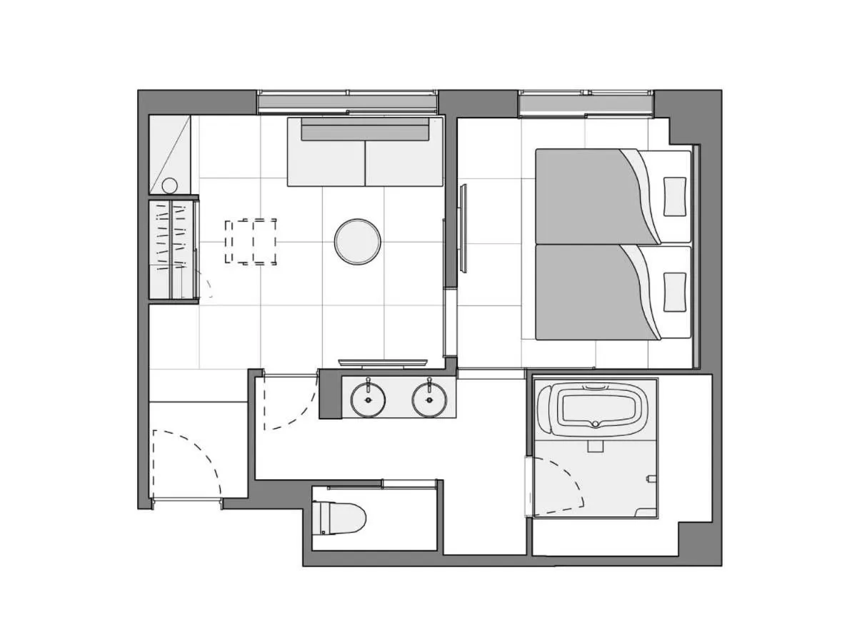 Floor plan in yugen kyoto shijo