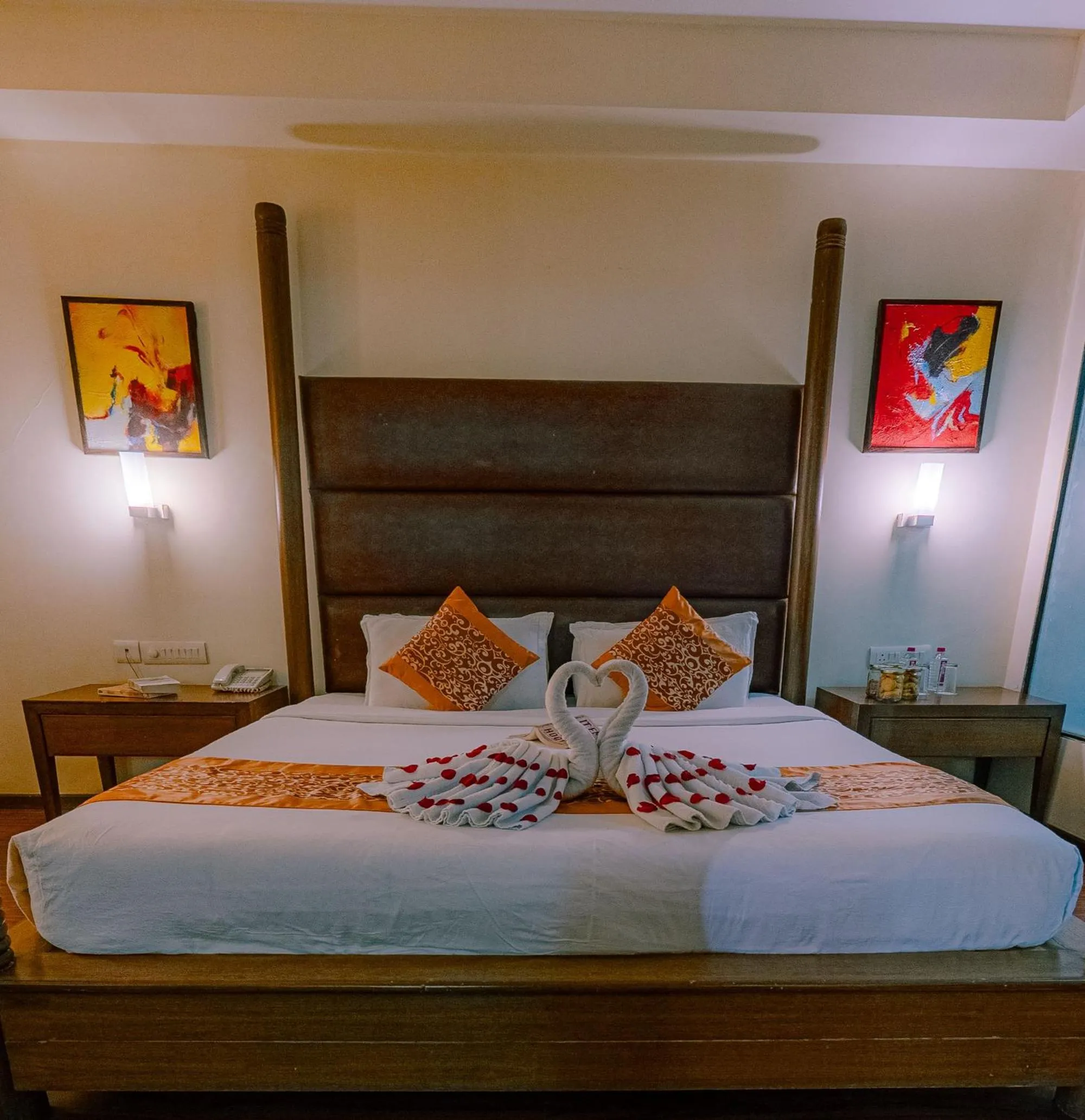 Bed in The Sky Imperial, Udaipur