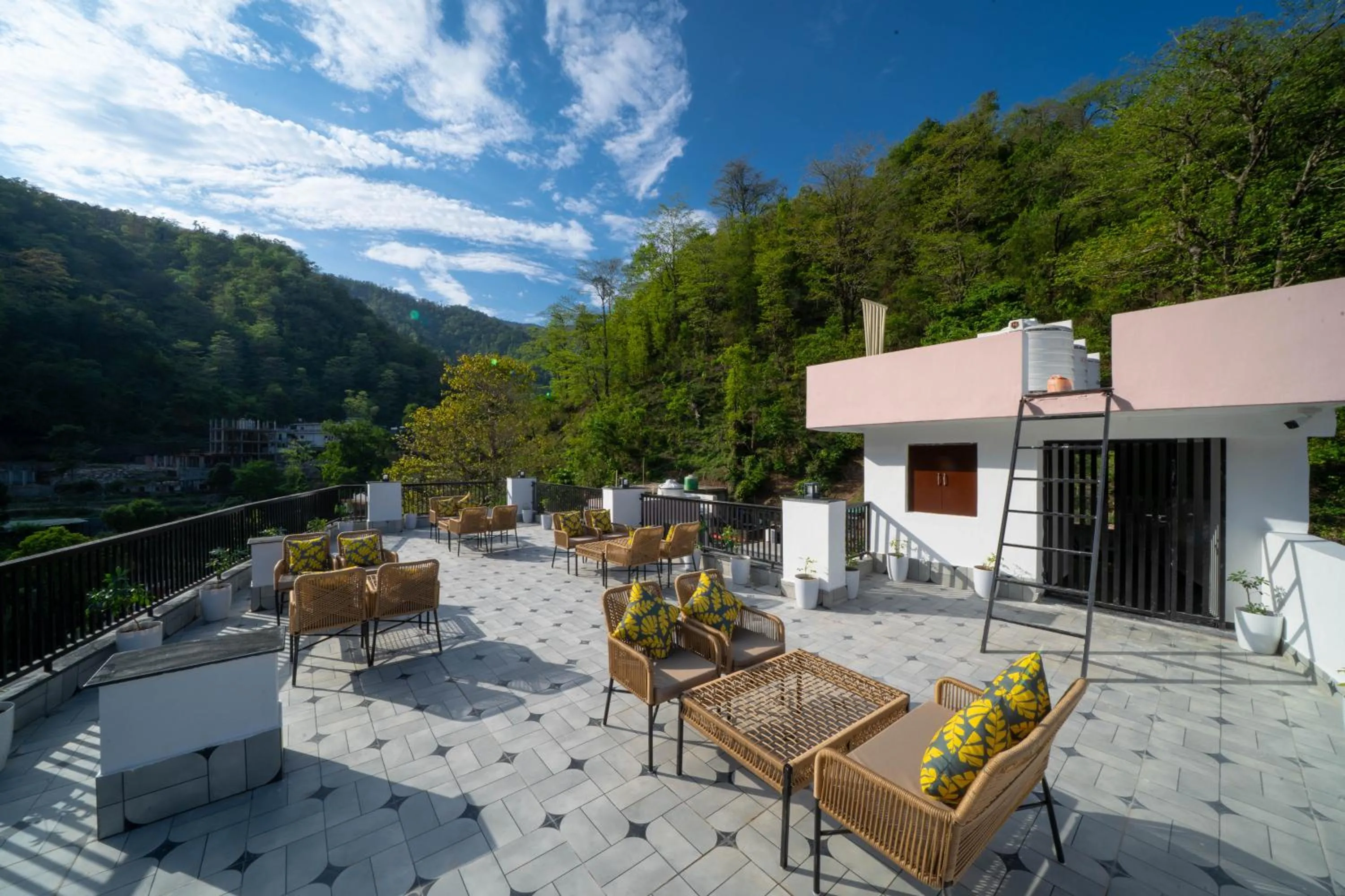 Balcony/Terrace in Premium Mystic Falls near Secret Waterfall
