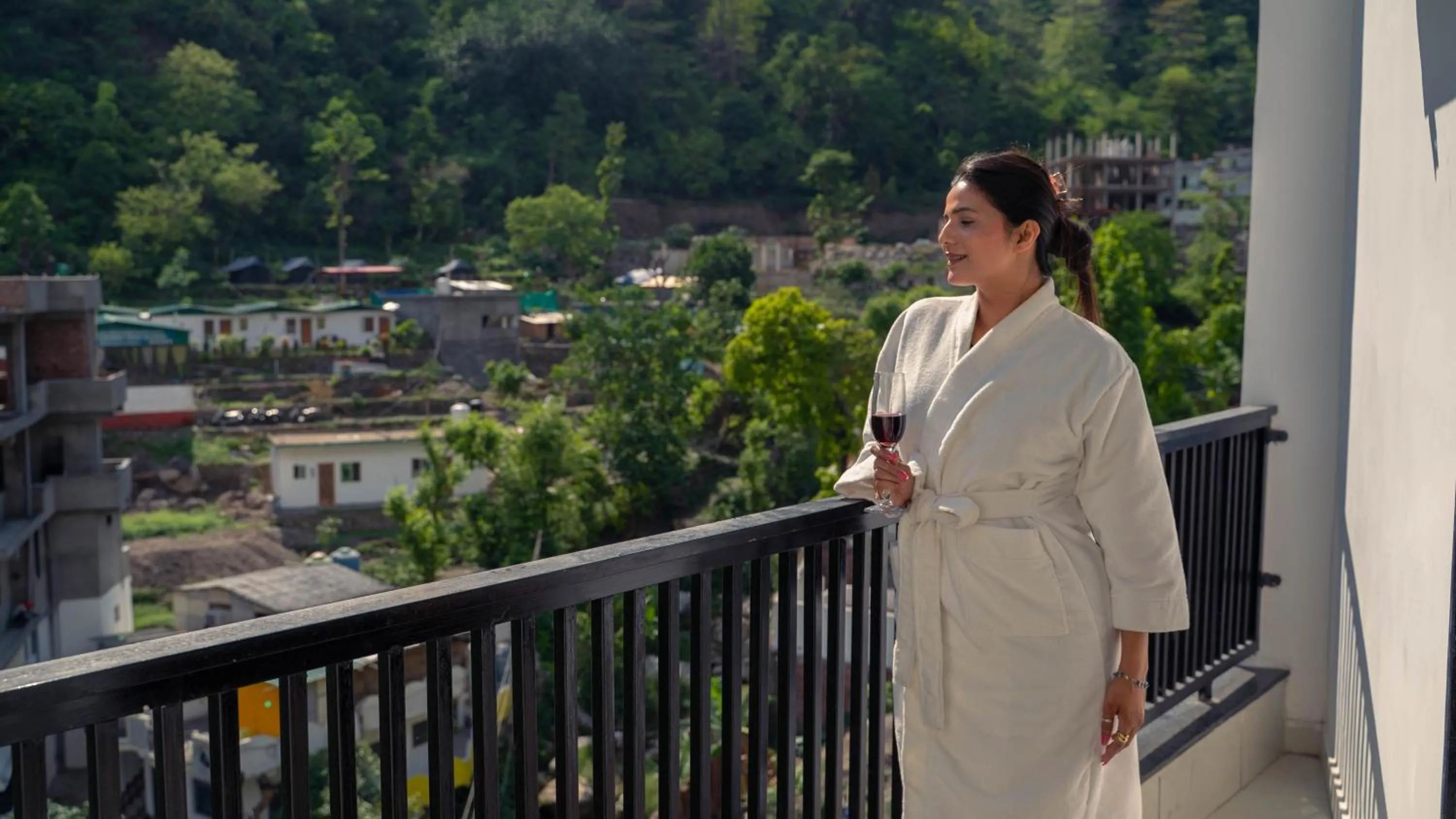 Balcony/Terrace in Premium Mystic Falls near Secret Waterfall