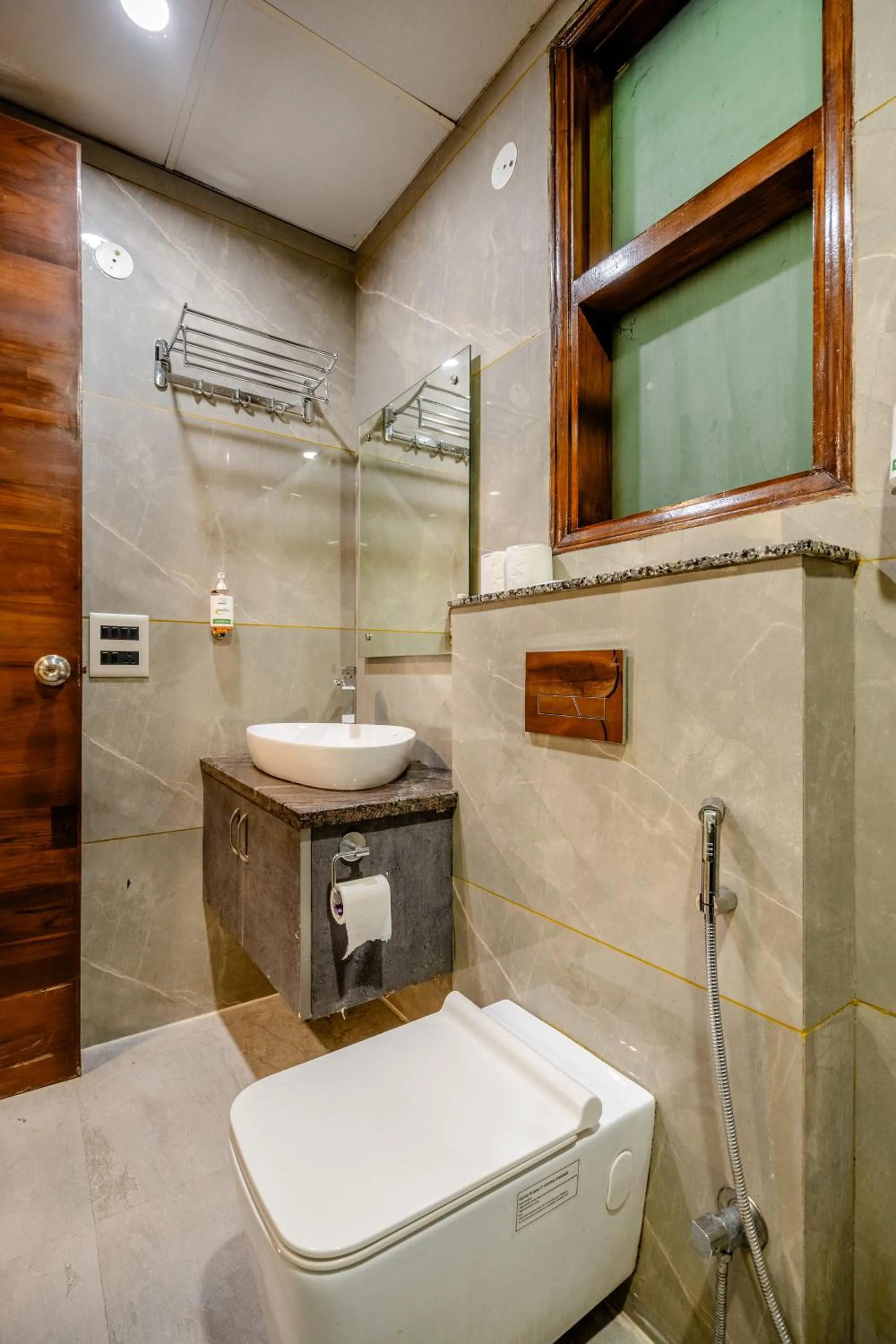 Bathroom in Lime Tree Hotel - Near Medanta Hospital