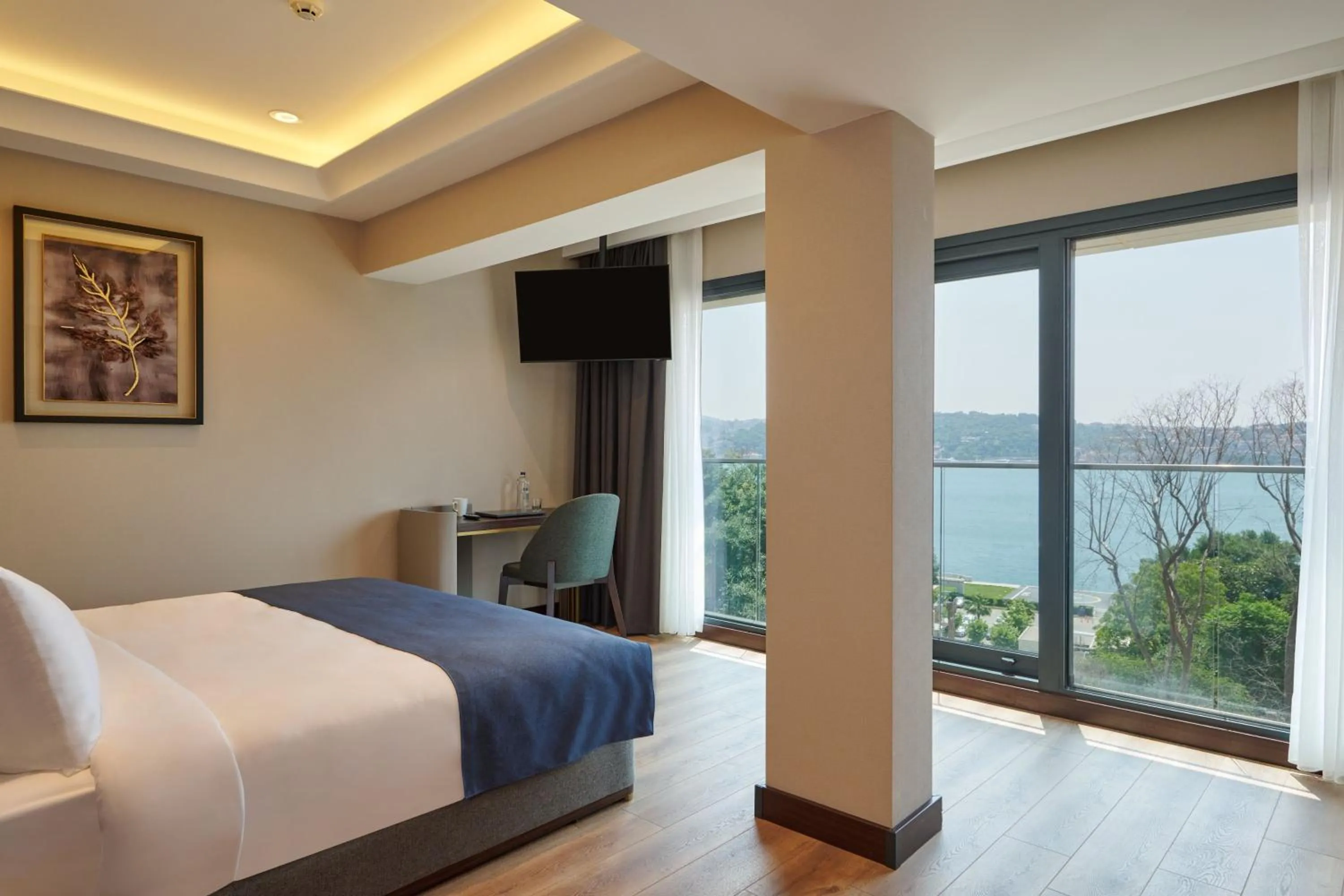 View (from property/room), Bed in Çırağan Hotel Bosphorus
