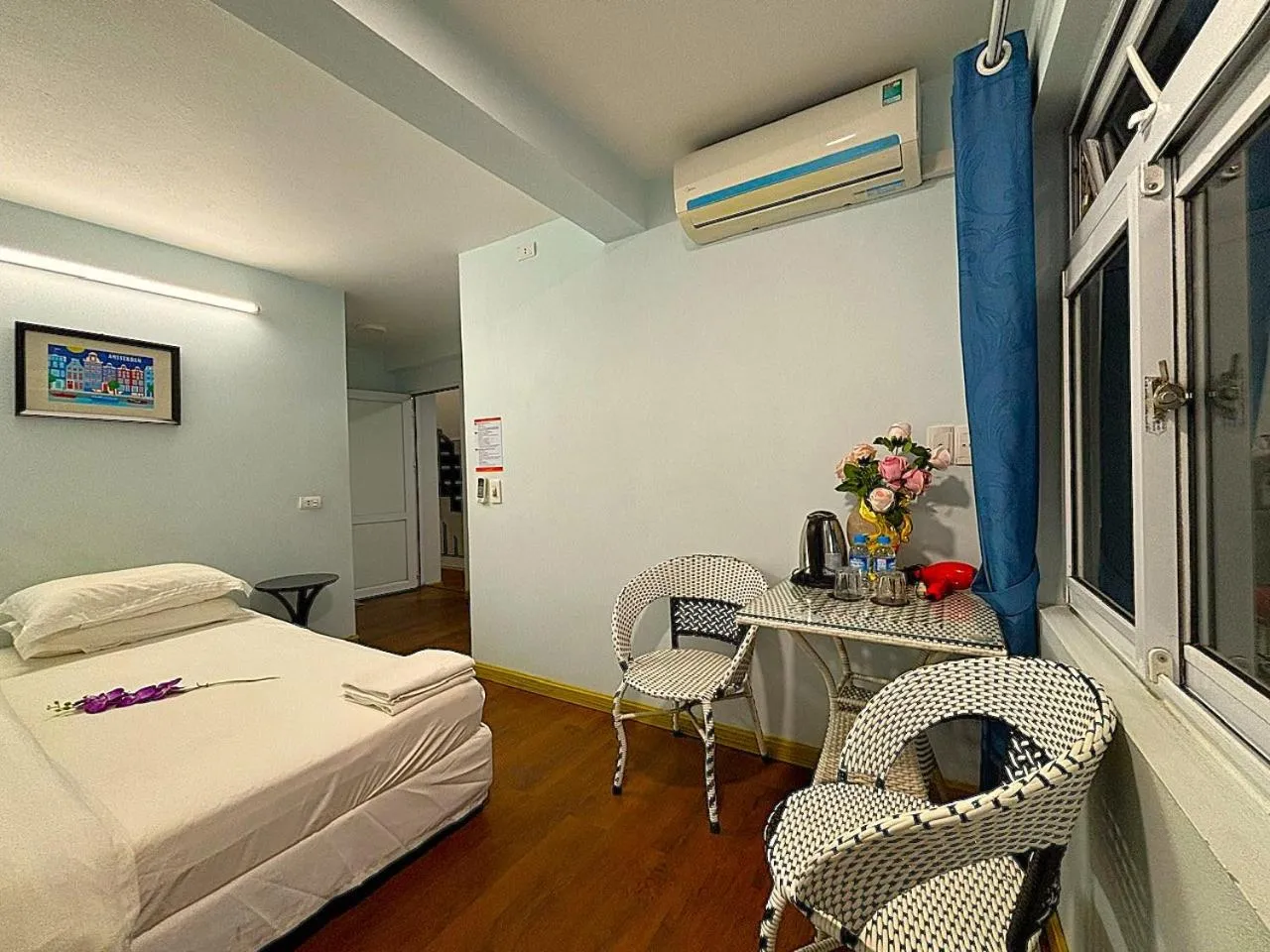 Bedroom, Bed in Chân Mây Tam Đảo