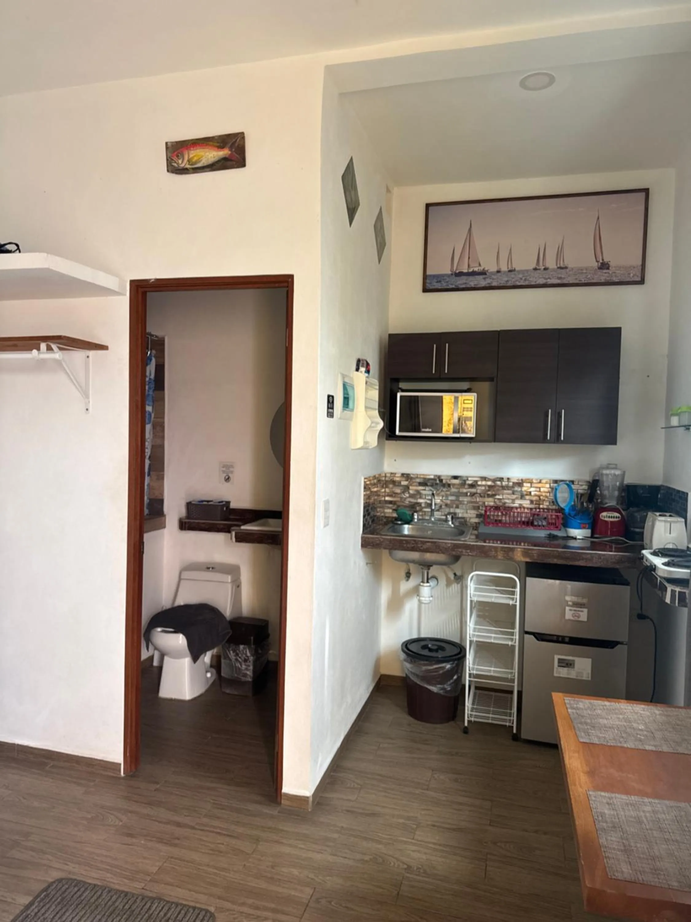 Kitchen or kitchenette in Casa Velero Puerto Morelos