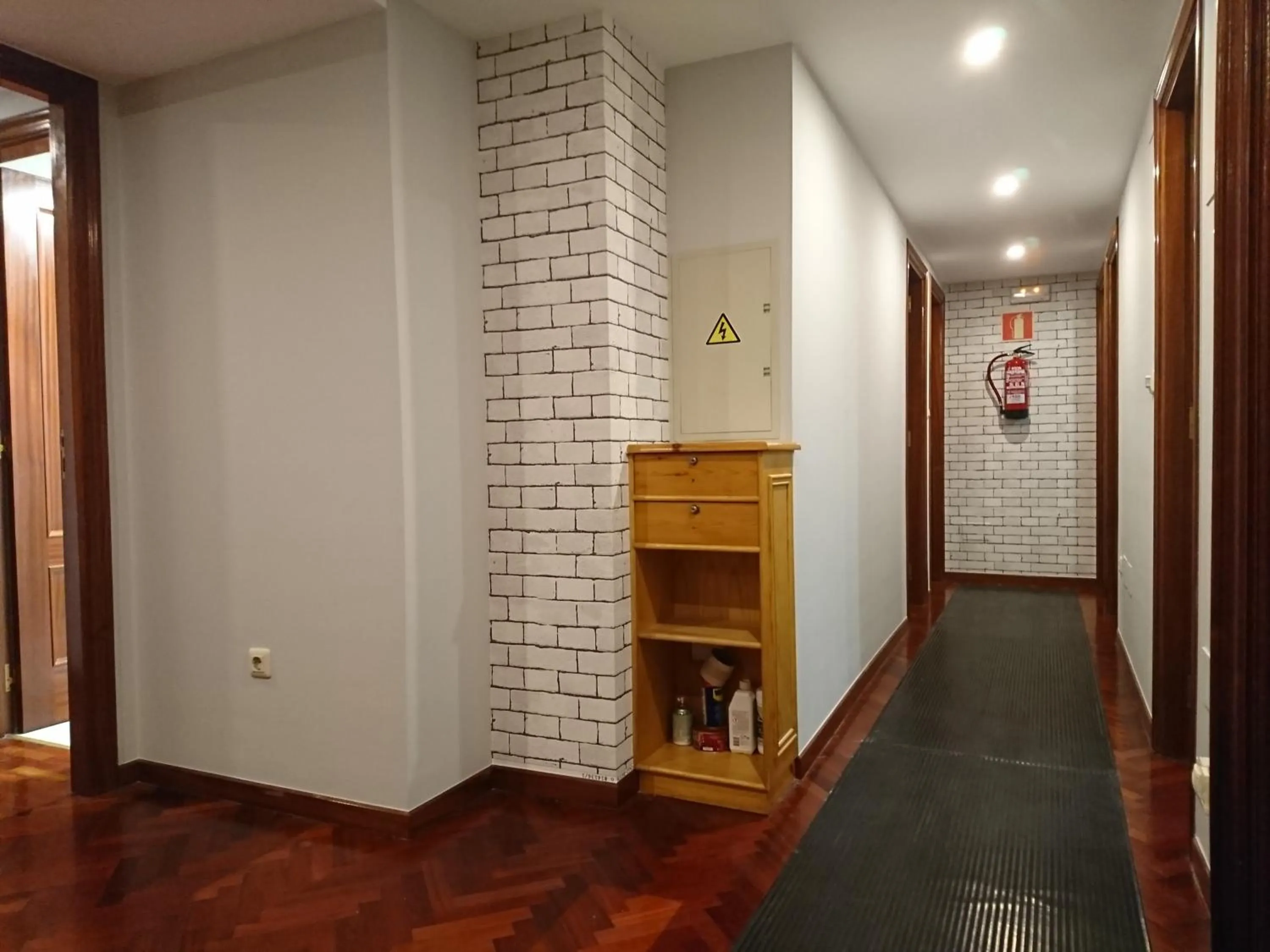 Lobby or reception in Saudade Hostal Cafetería