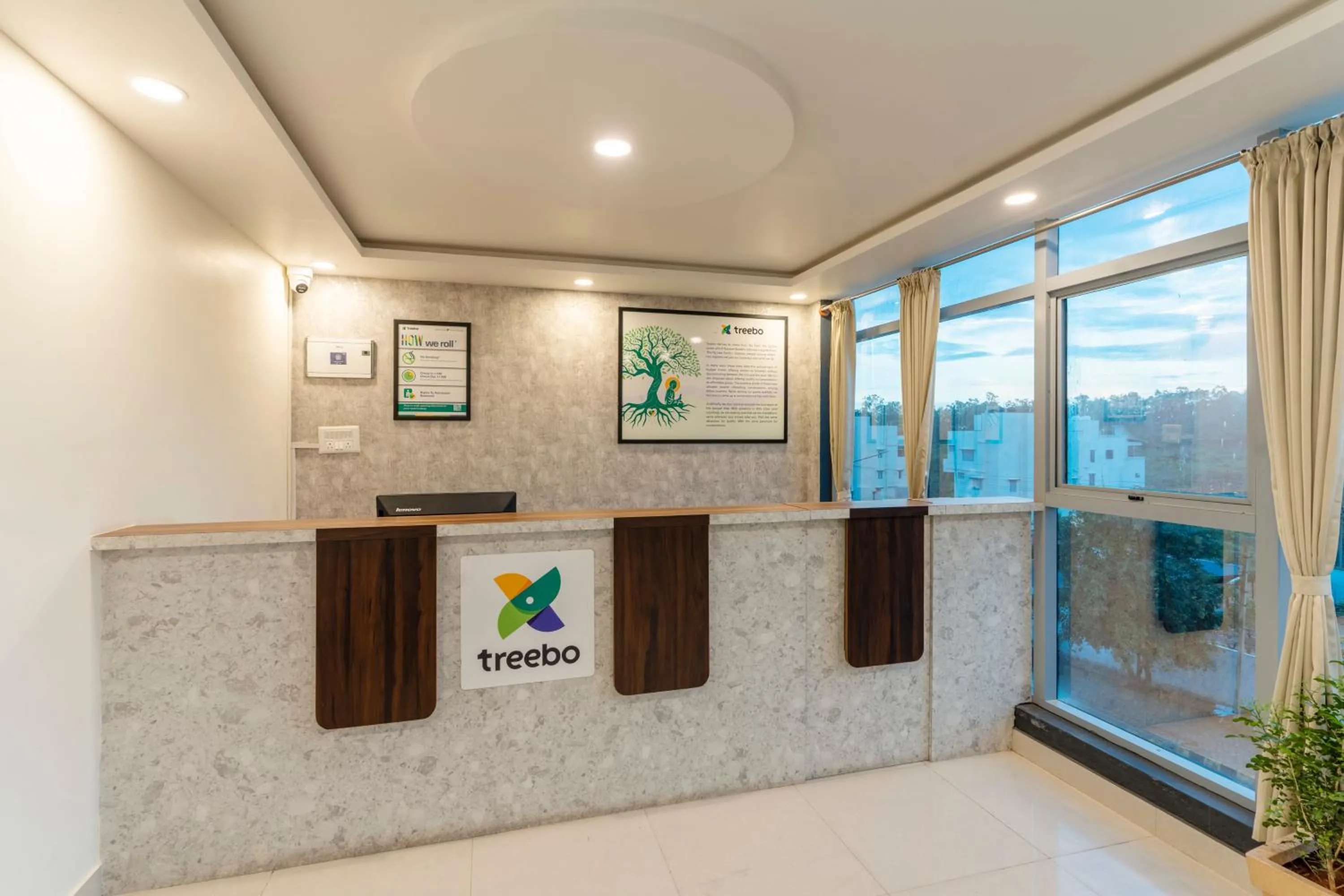 Lobby or reception in Treebo Silent Woods