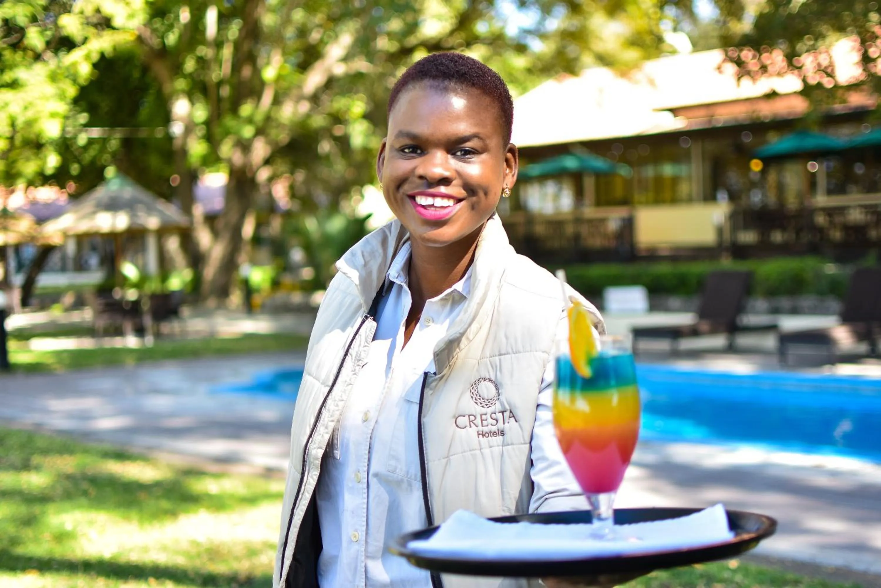 Swimming pool in Cresta Riley's Hotel