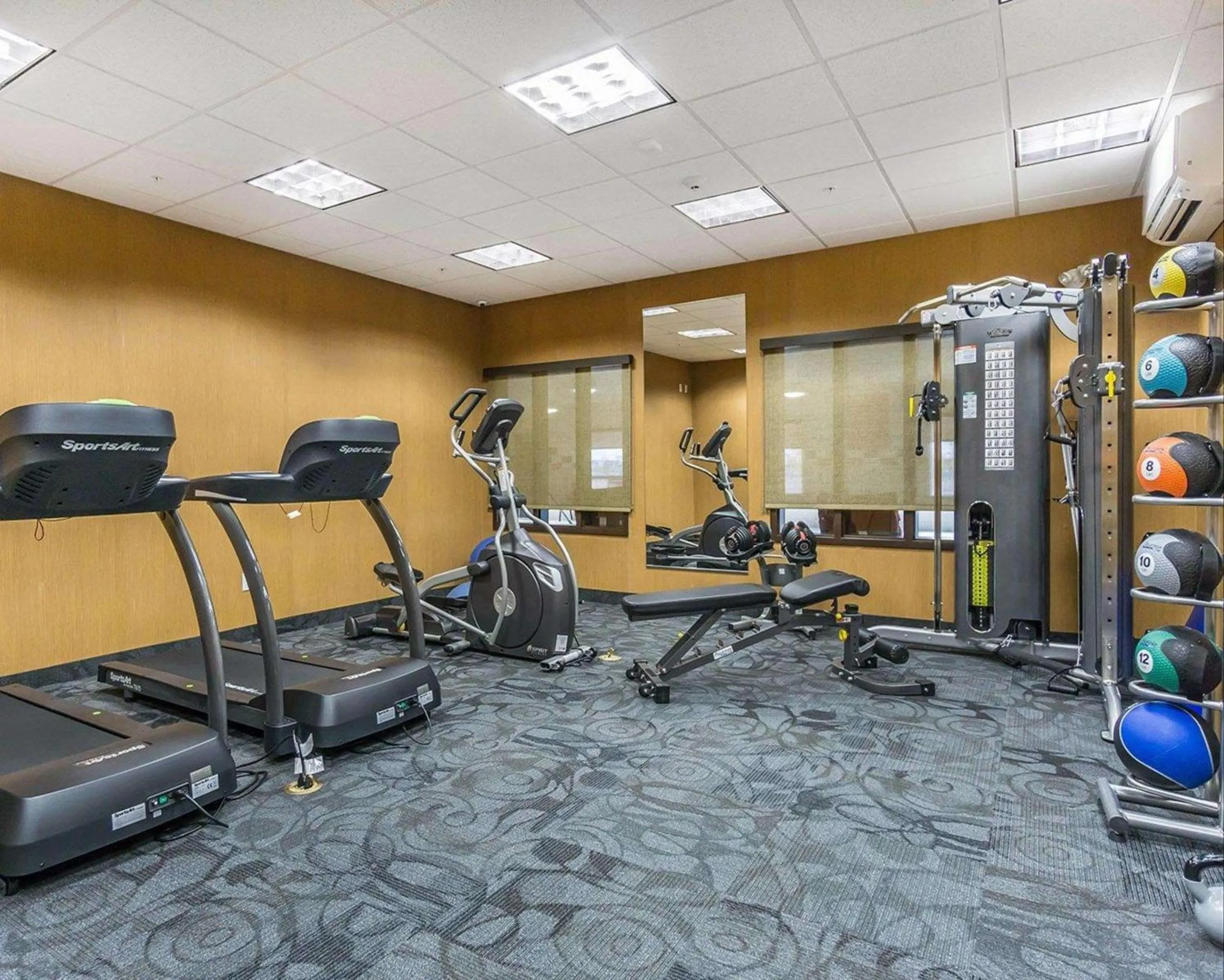 Fitness centre/facilities in Comfort Inn & Suites Edmonton International Airport