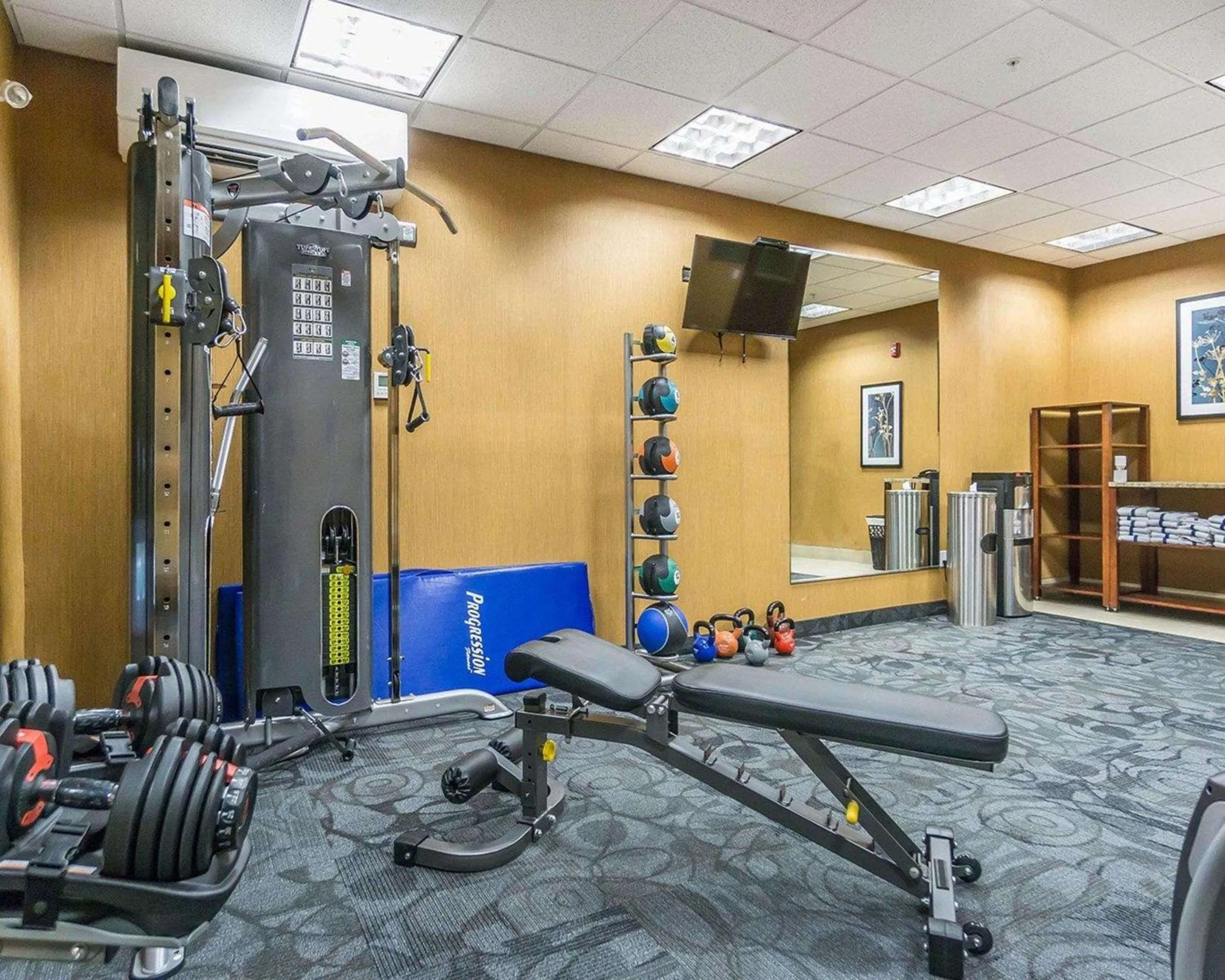 Fitness centre/facilities in Comfort Inn & Suites Edmonton International Airport