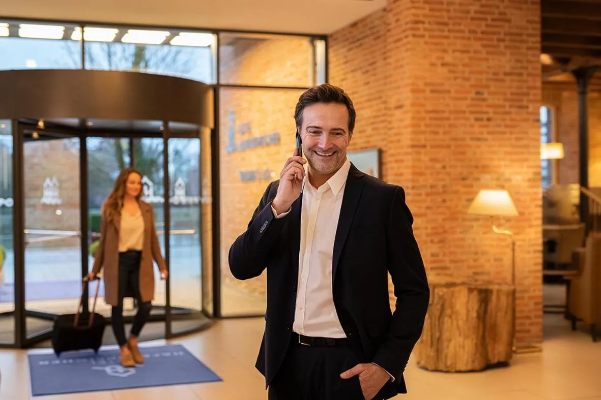 Lobby or reception in Hotel Hafenspeicher