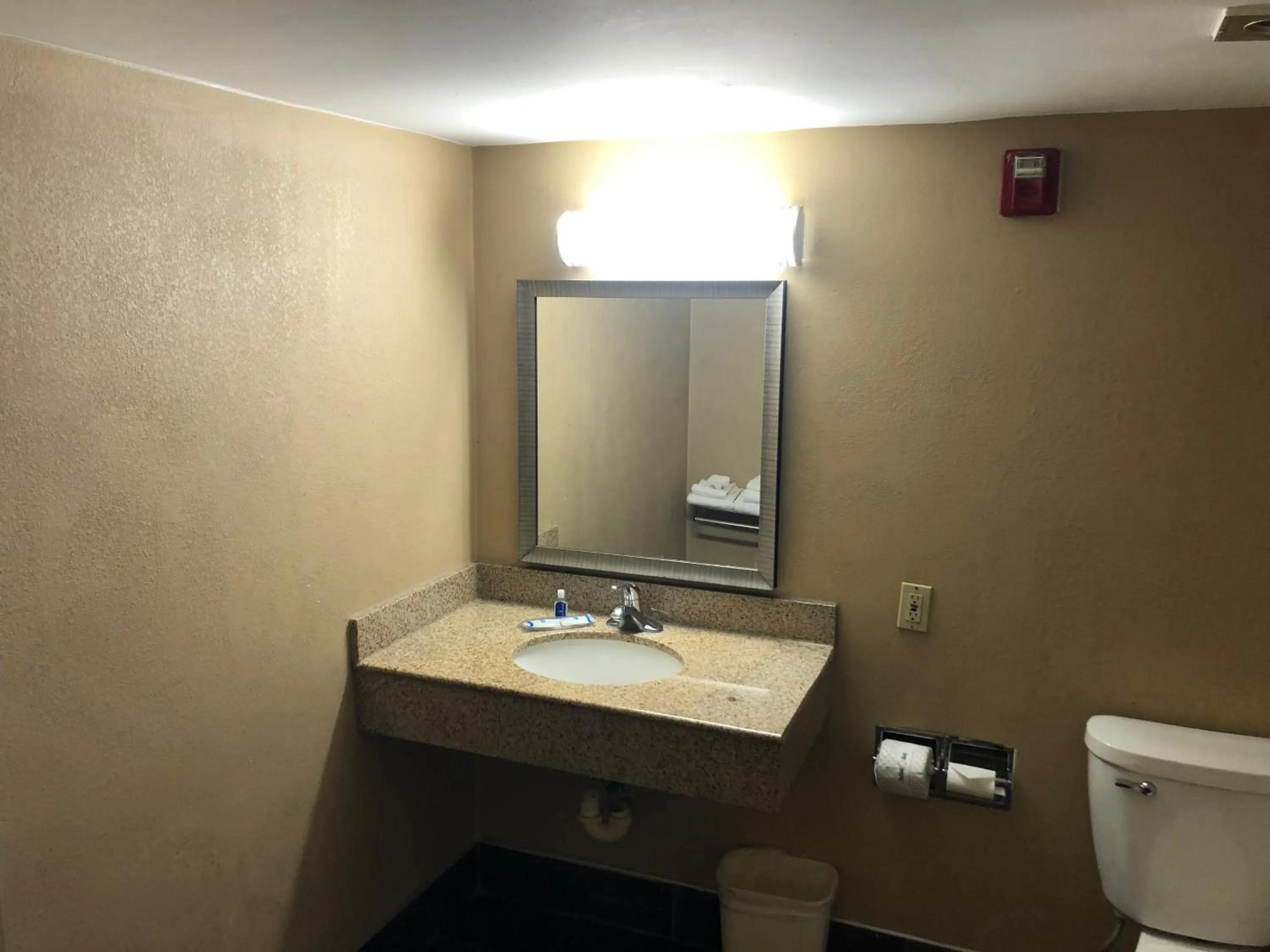 Bathroom in Rodeway Inn Joint Base Andrews Area