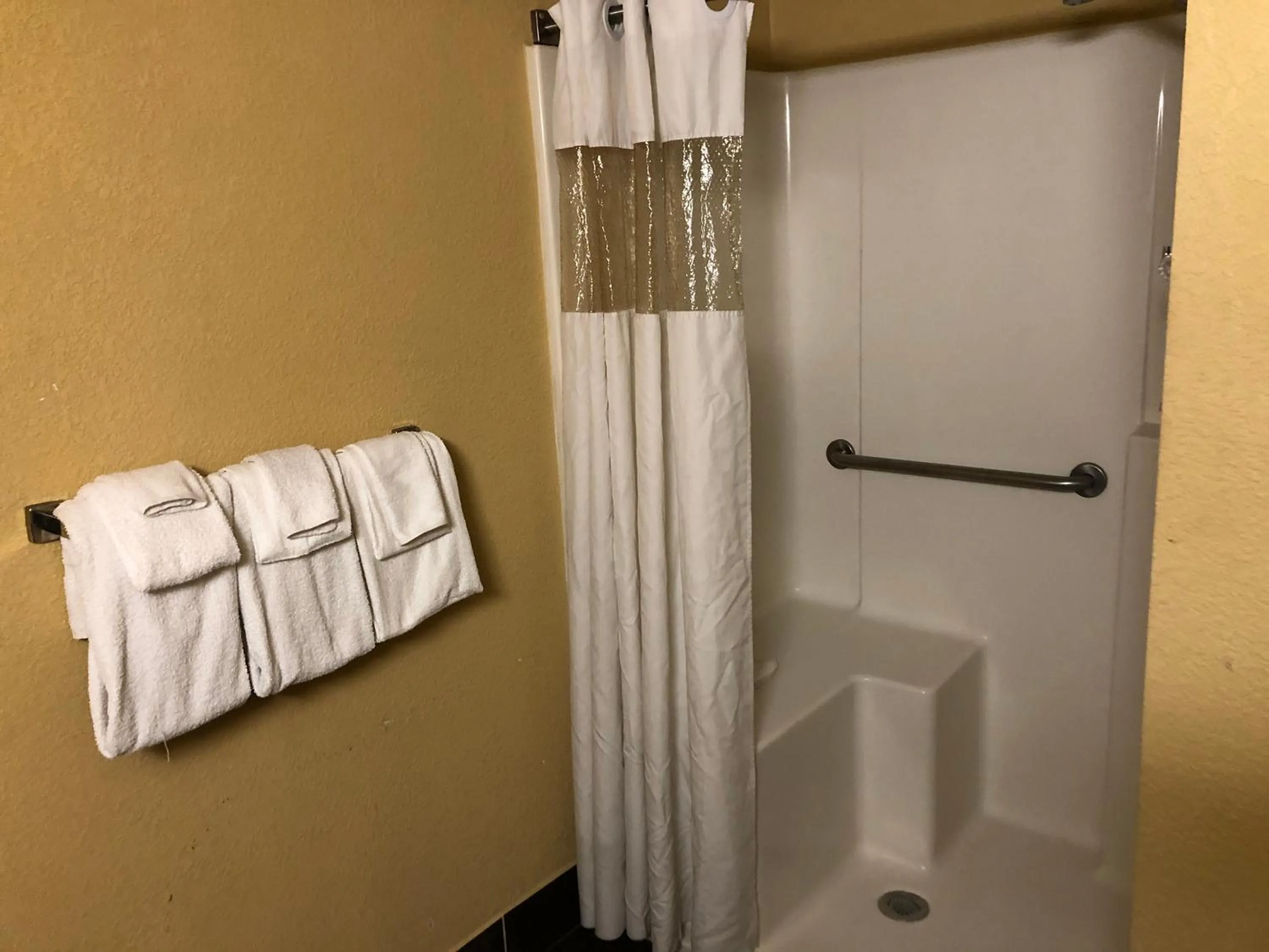 Bathroom in Rodeway Inn Joint Base Andrews Area